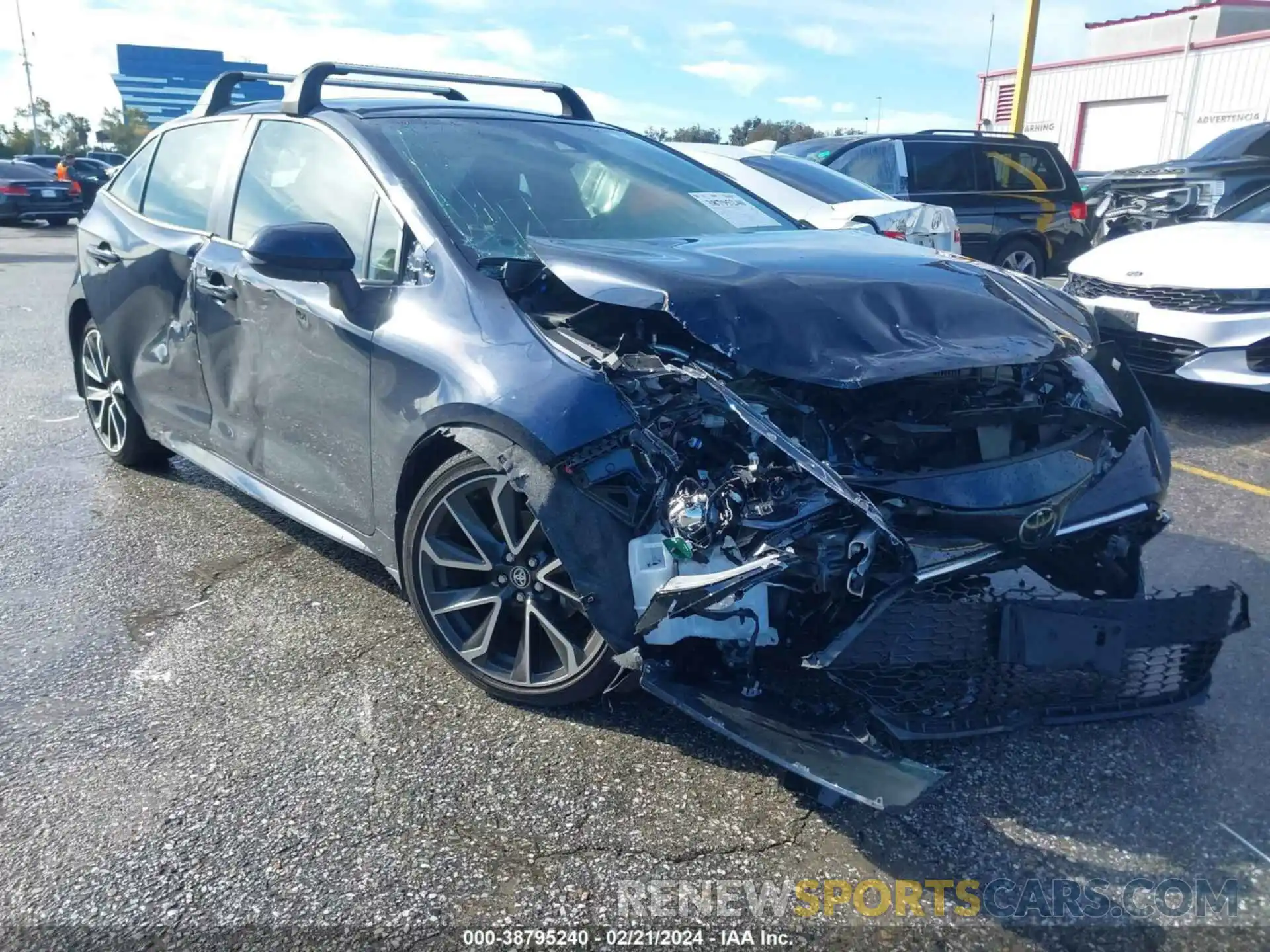 6 Photograph of a damaged car JTNC4MBE1M3124926 TOYOTA COROLLA 2021