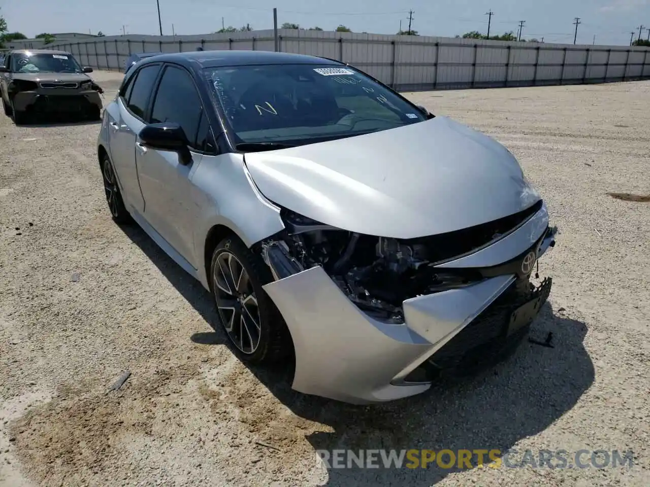 1 Photograph of a damaged car JTNC4MBE2M3141265 TOYOTA COROLLA 2021