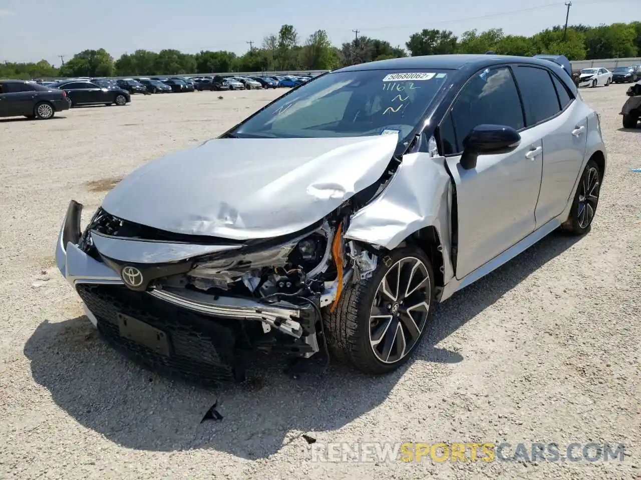 2 Photograph of a damaged car JTNC4MBE2M3141265 TOYOTA COROLLA 2021