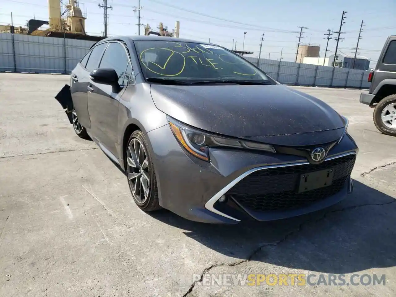 1 Photograph of a damaged car JTNC4MBE3M3118741 TOYOTA COROLLA 2021