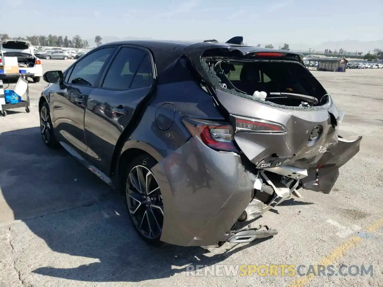 3 Photograph of a damaged car JTNC4MBE3M3118741 TOYOTA COROLLA 2021