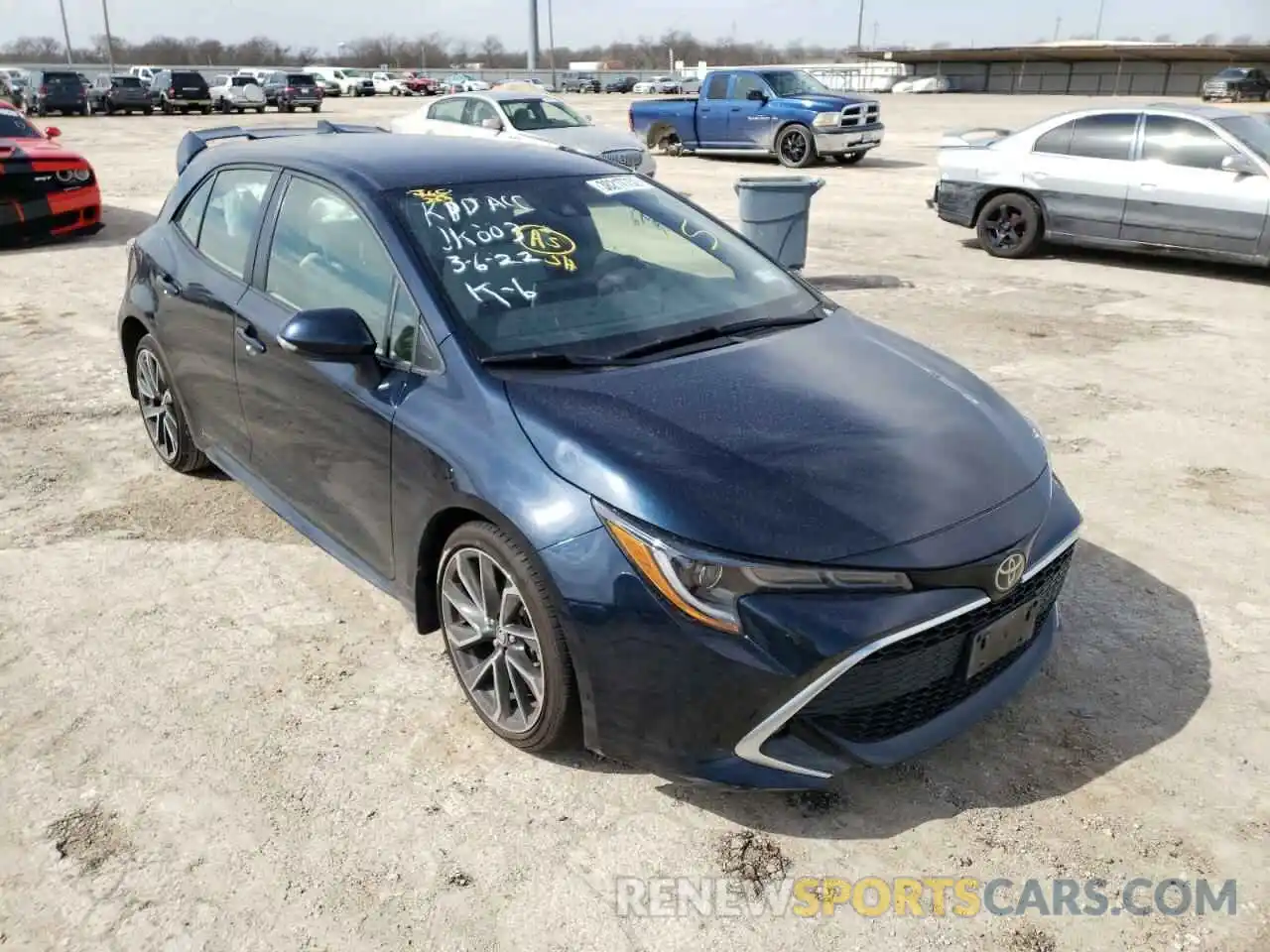 1 Photograph of a damaged car JTNC4MBE3M3119274 TOYOTA COROLLA 2021