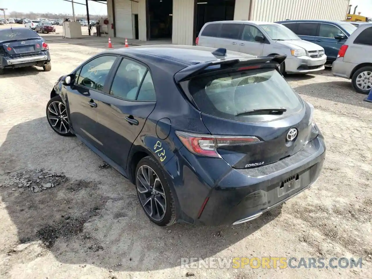 3 Photograph of a damaged car JTNC4MBE3M3119274 TOYOTA COROLLA 2021