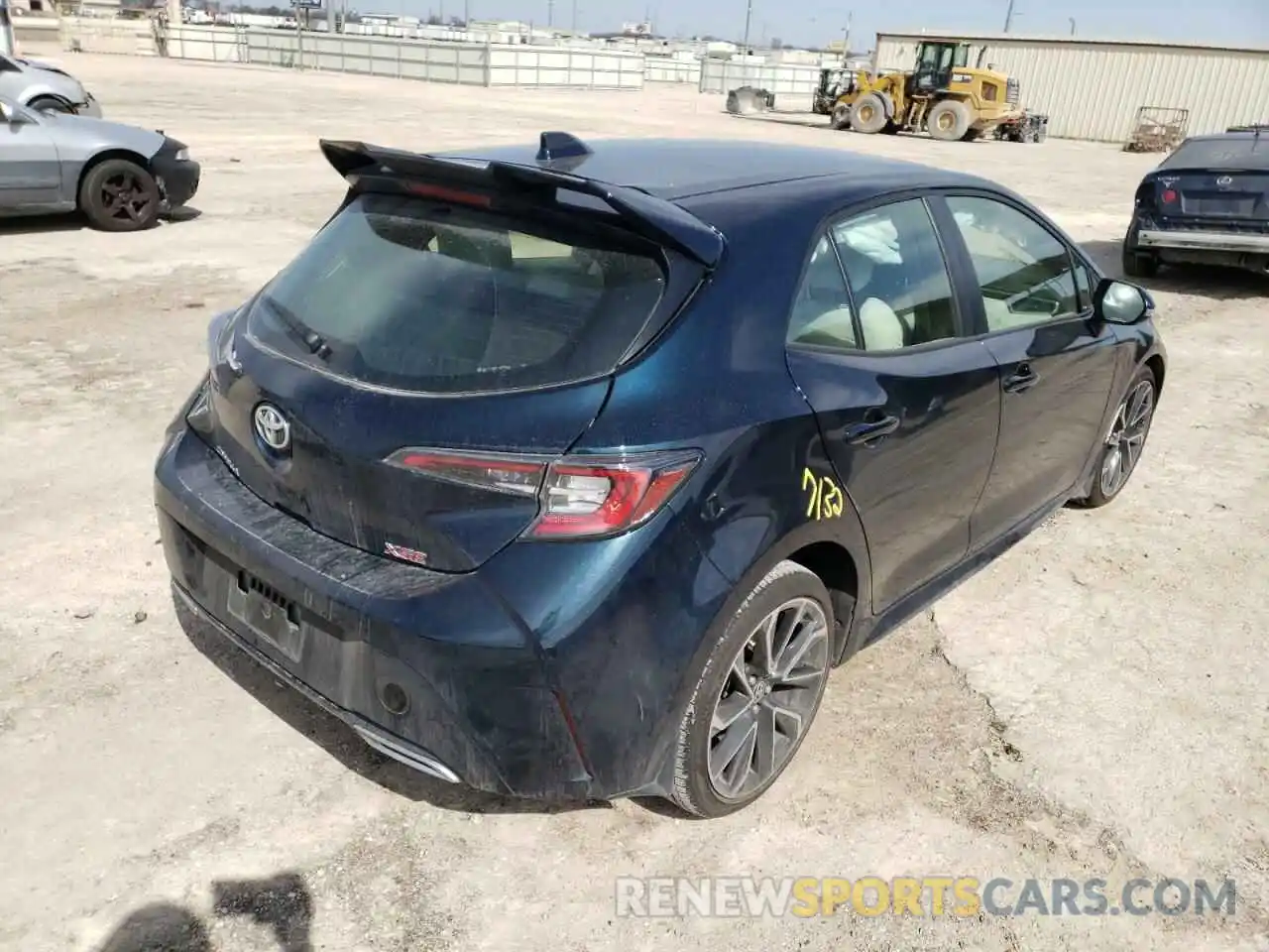 4 Photograph of a damaged car JTNC4MBE3M3119274 TOYOTA COROLLA 2021