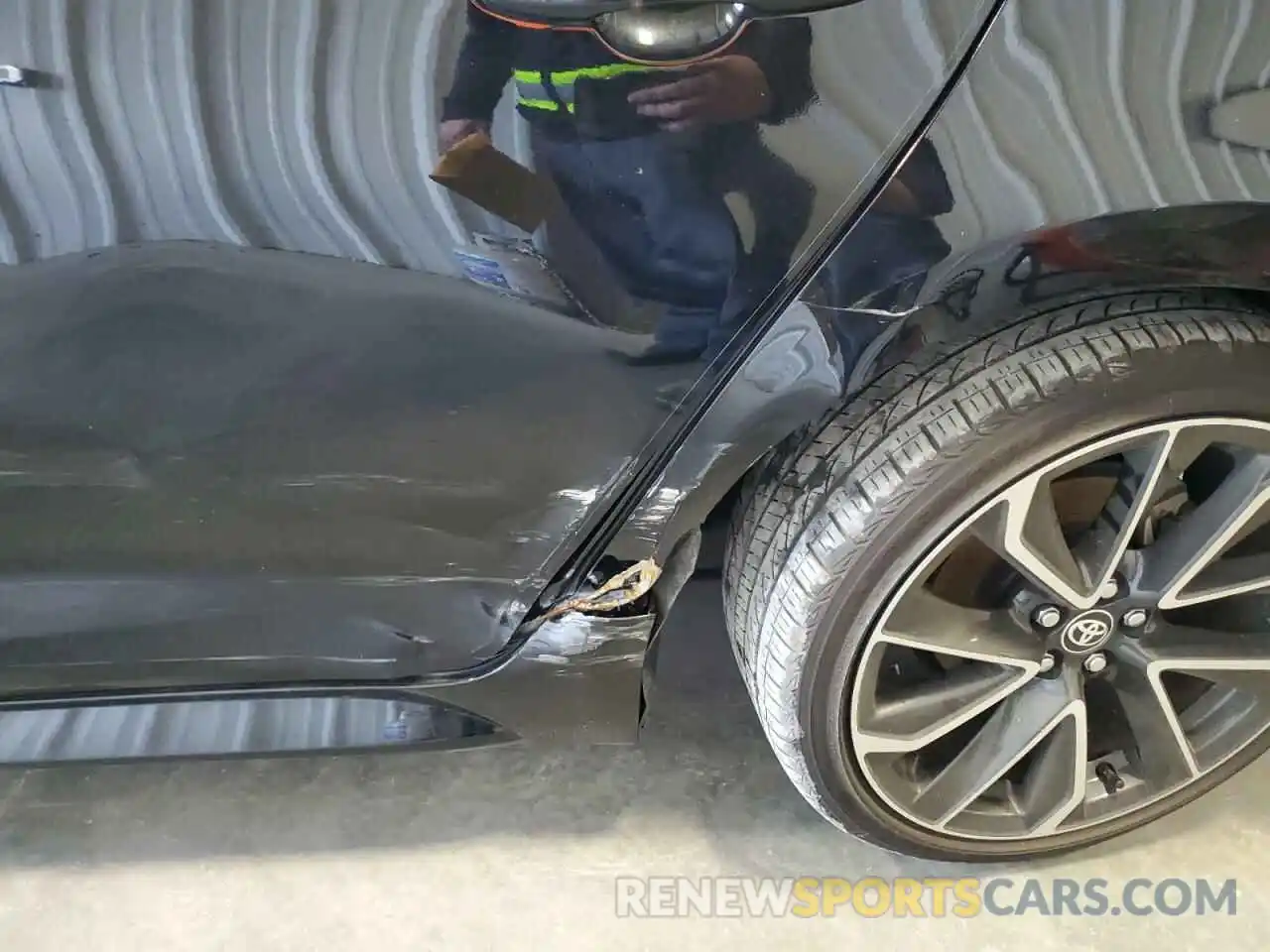 9 Photograph of a damaged car JTNC4MBE3M3121610 TOYOTA COROLLA 2021