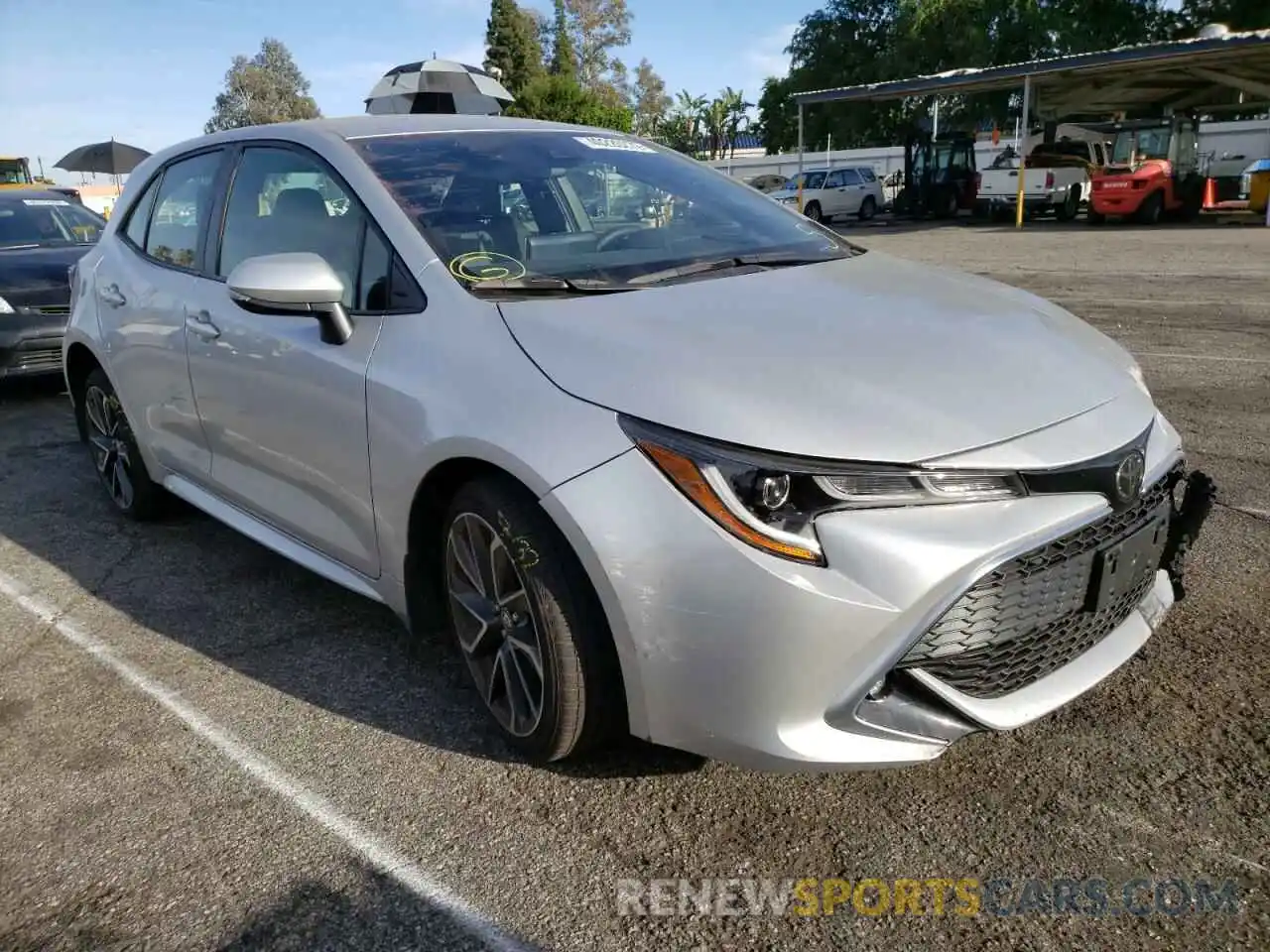 1 Photograph of a damaged car JTNC4MBE4M3107389 TOYOTA COROLLA 2021