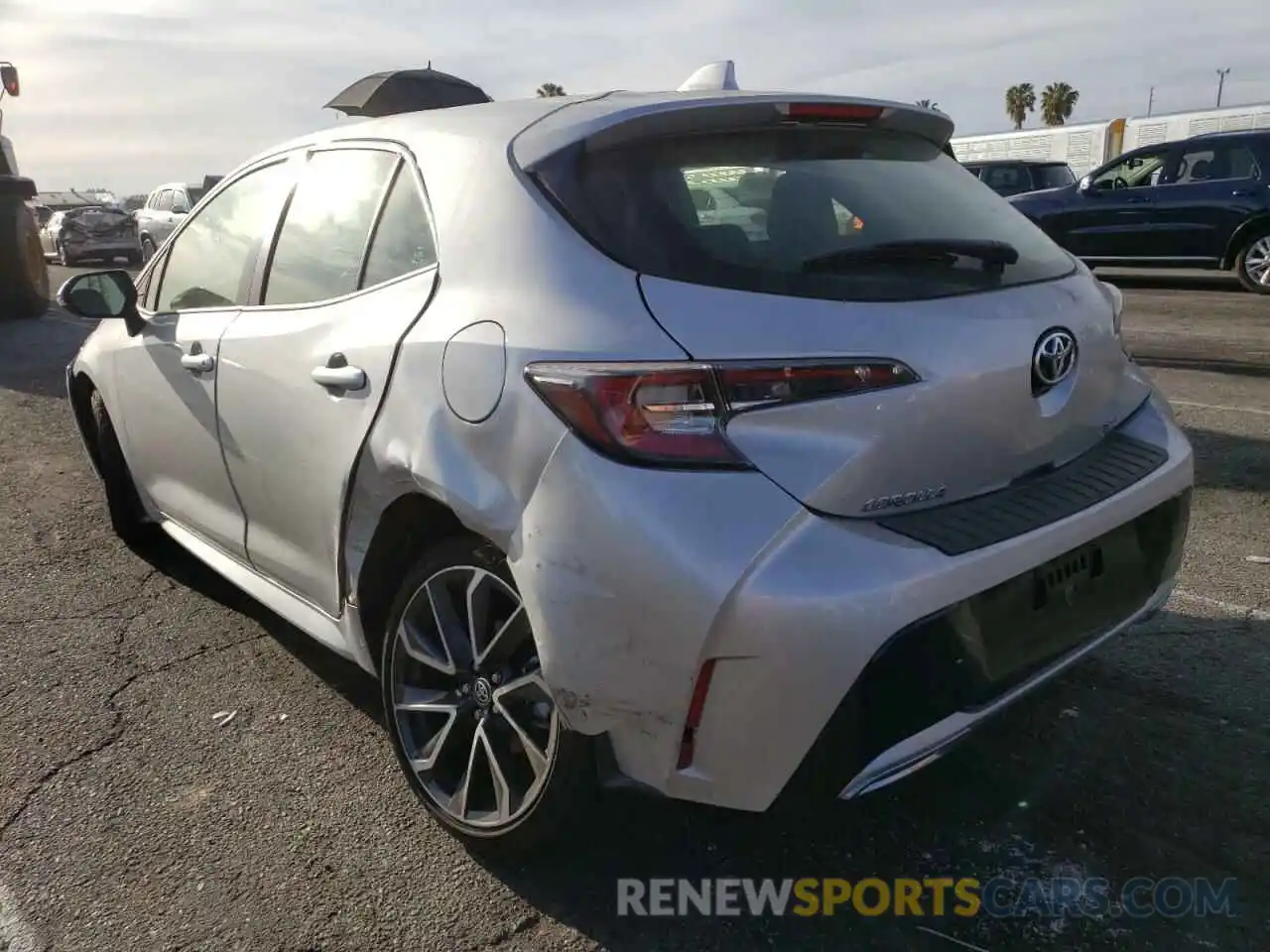 3 Photograph of a damaged car JTNC4MBE4M3107389 TOYOTA COROLLA 2021