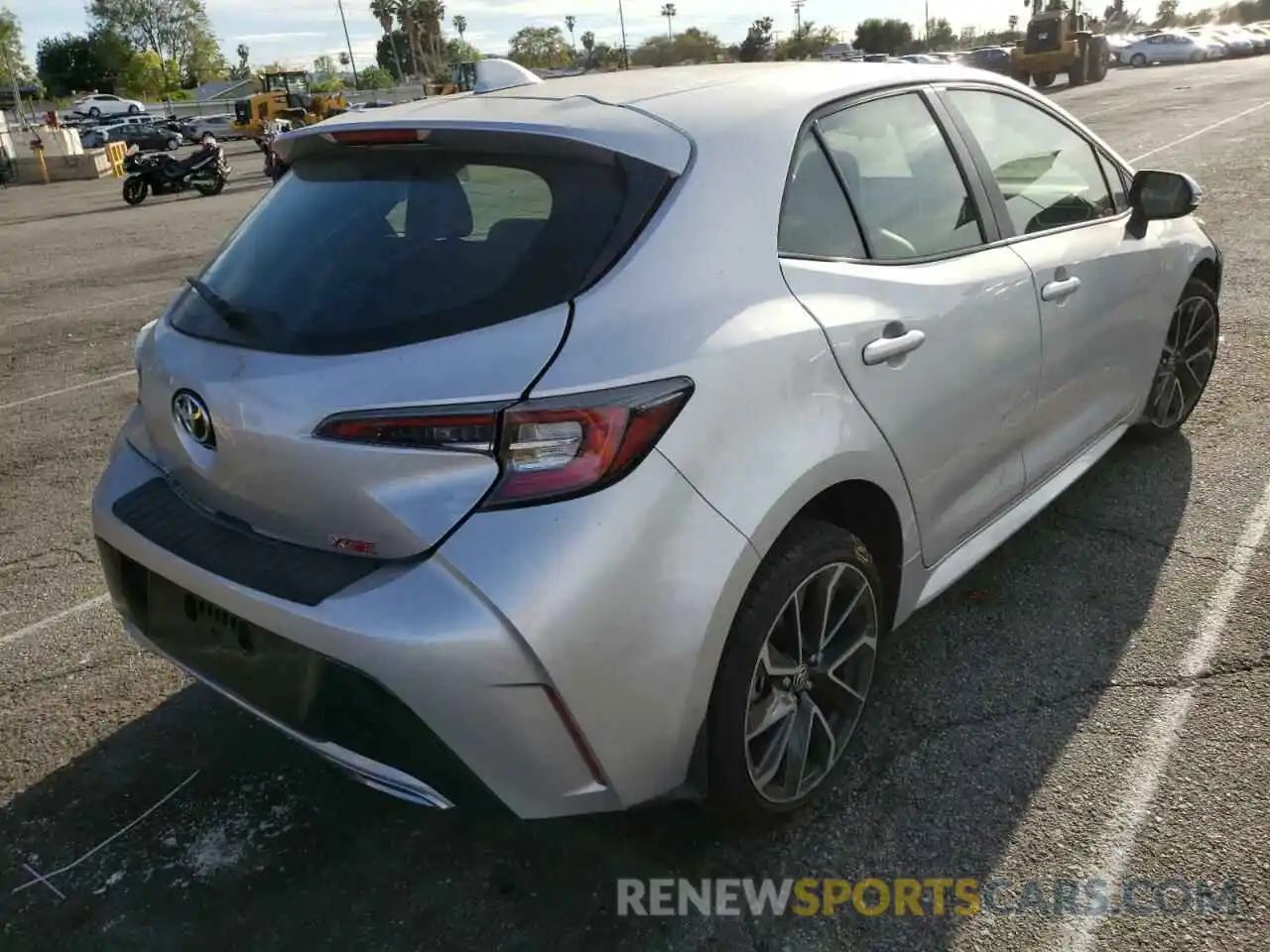 4 Photograph of a damaged car JTNC4MBE4M3107389 TOYOTA COROLLA 2021