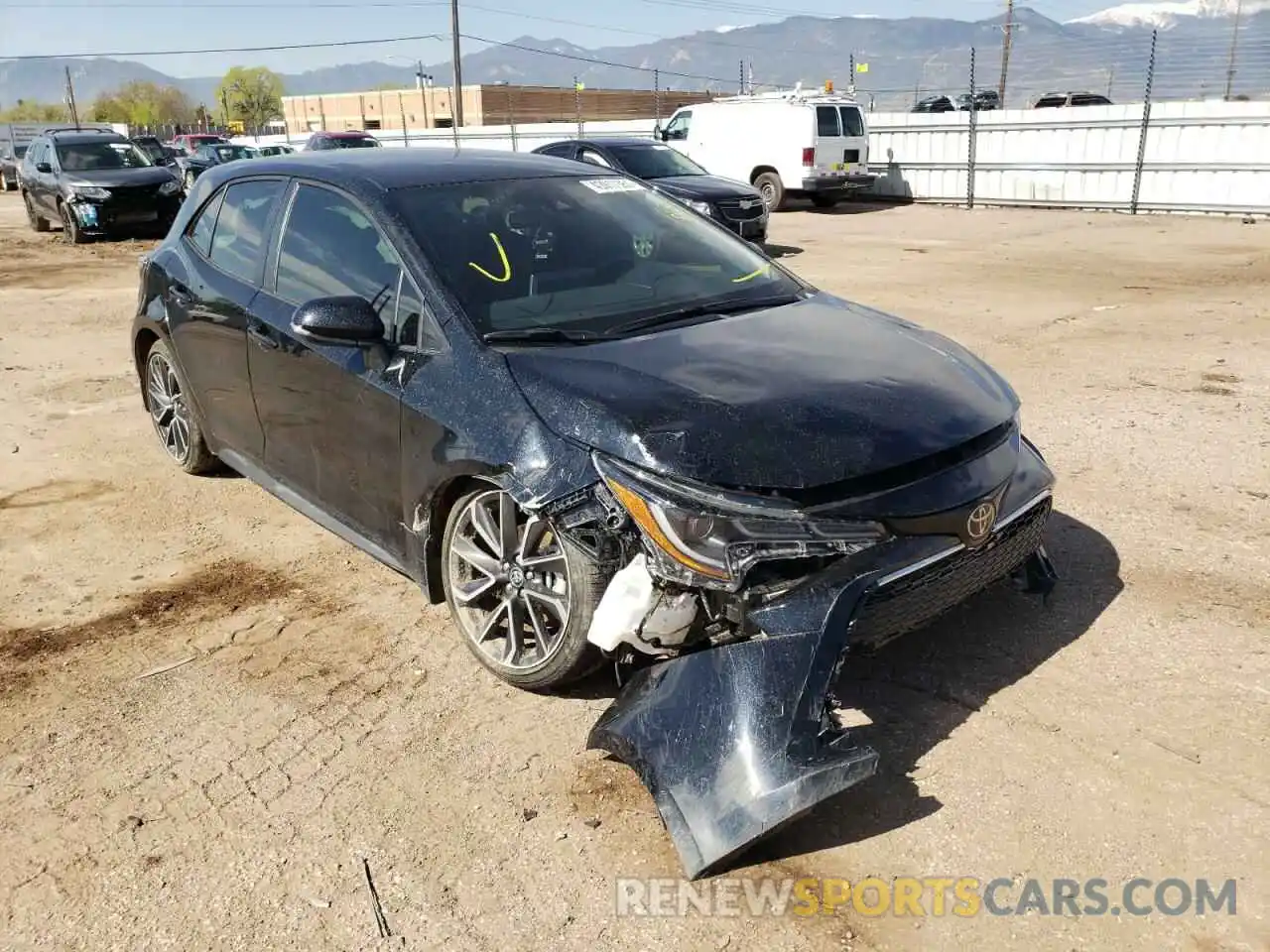 1 Photograph of a damaged car JTNC4MBE4M3124466 TOYOTA COROLLA 2021