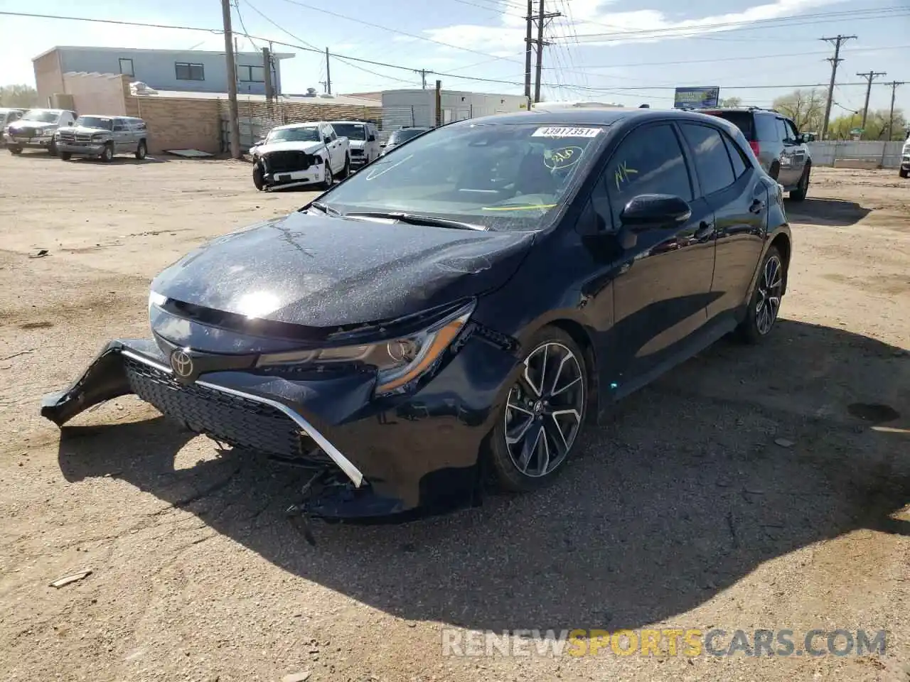 2 Photograph of a damaged car JTNC4MBE4M3124466 TOYOTA COROLLA 2021