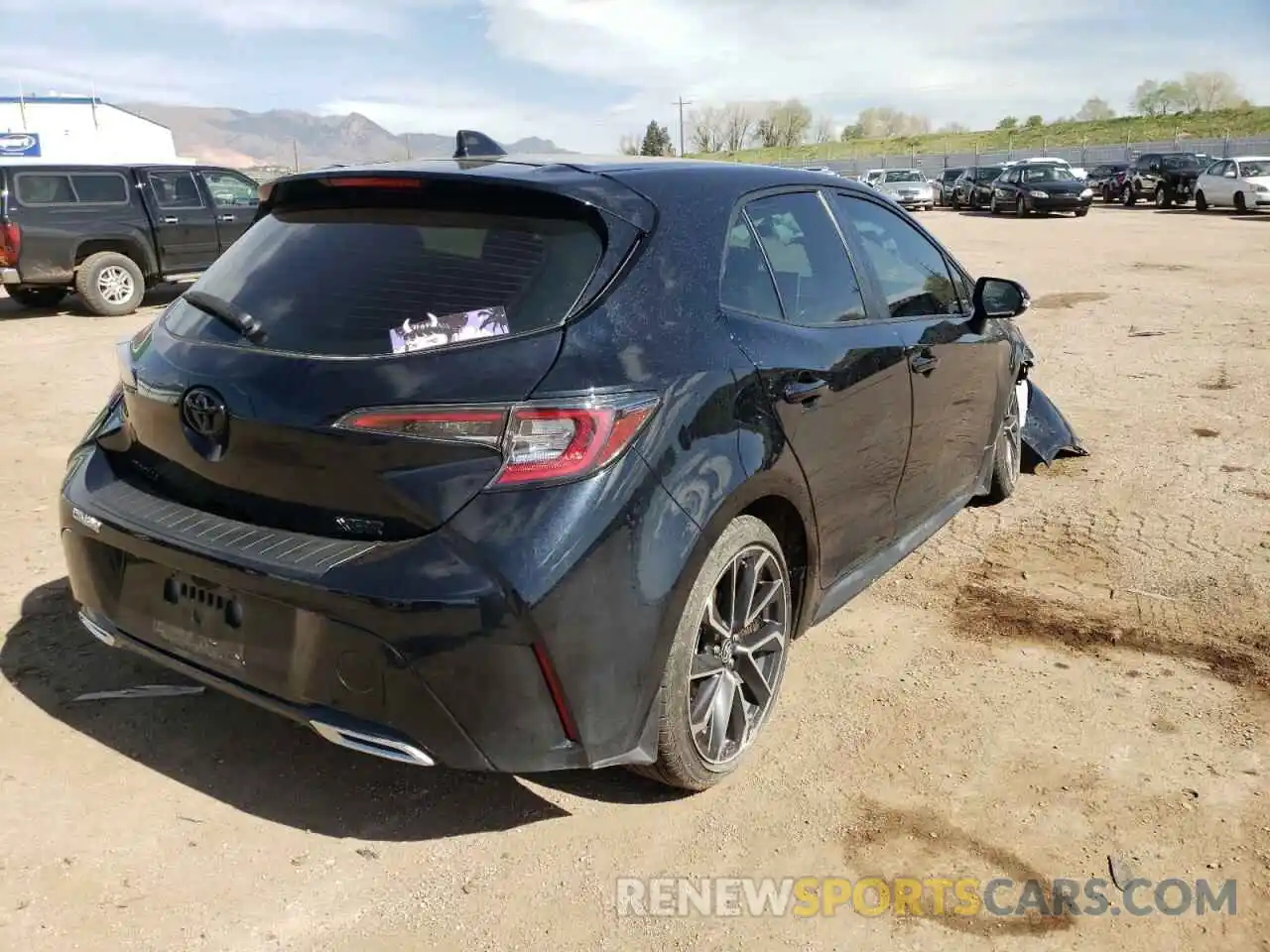 4 Photograph of a damaged car JTNC4MBE4M3124466 TOYOTA COROLLA 2021