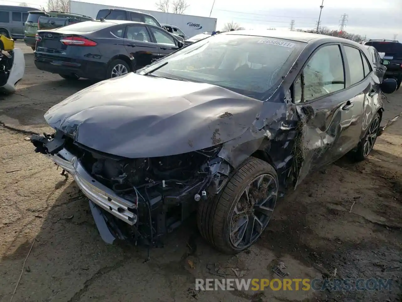 2 Photograph of a damaged car JTNC4MBE5M3110883 TOYOTA COROLLA 2021