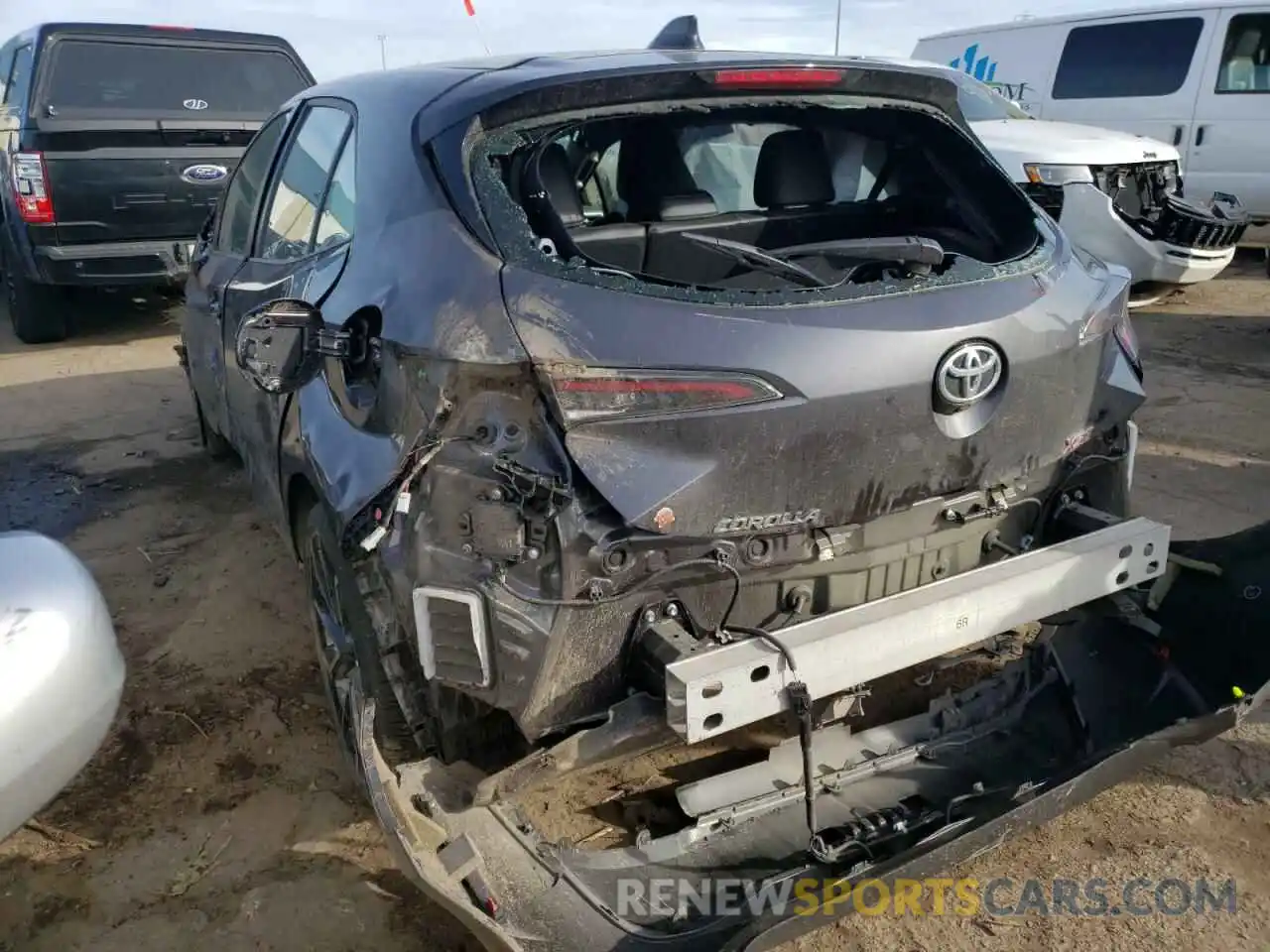 3 Photograph of a damaged car JTNC4MBE5M3110883 TOYOTA COROLLA 2021