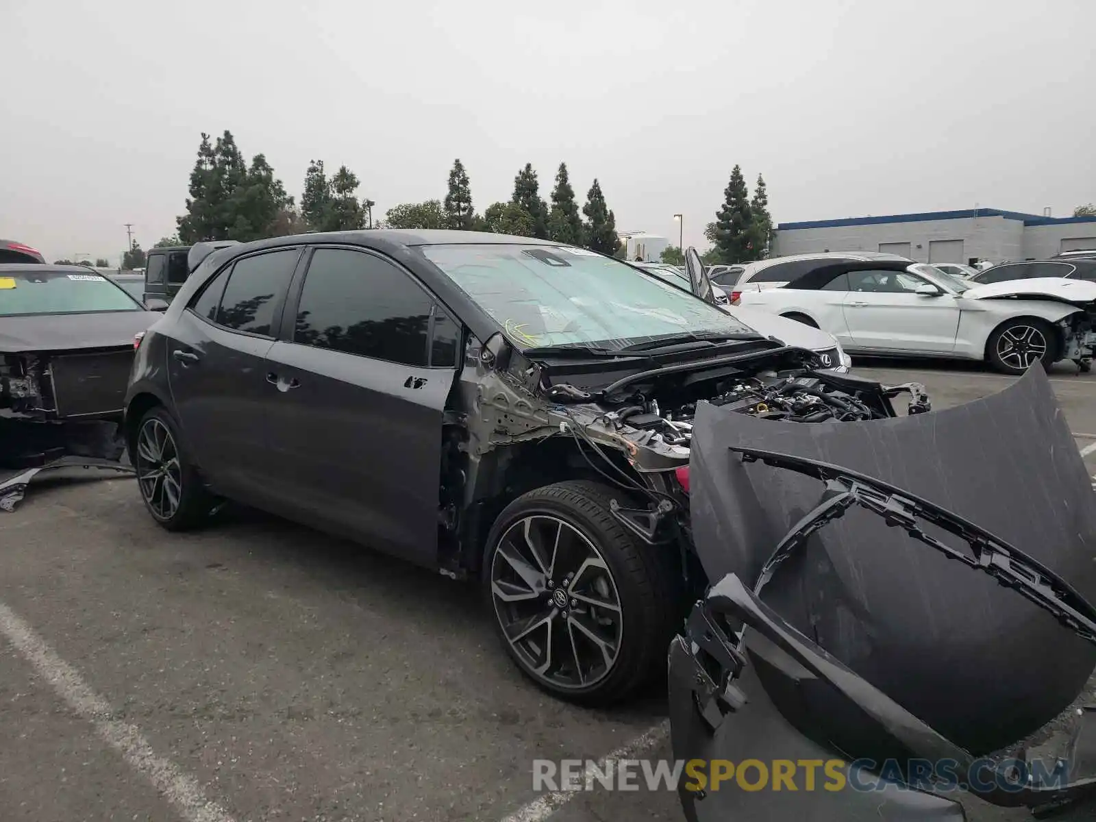 1 Photograph of a damaged car JTNC4MBE6M3106373 TOYOTA COROLLA 2021