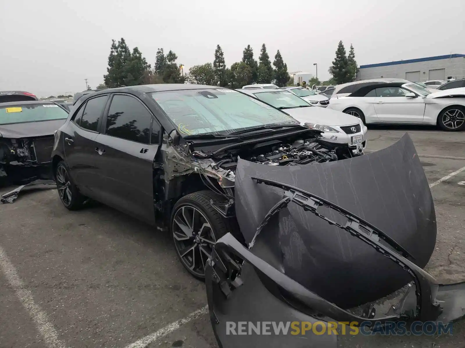 9 Photograph of a damaged car JTNC4MBE6M3106373 TOYOTA COROLLA 2021