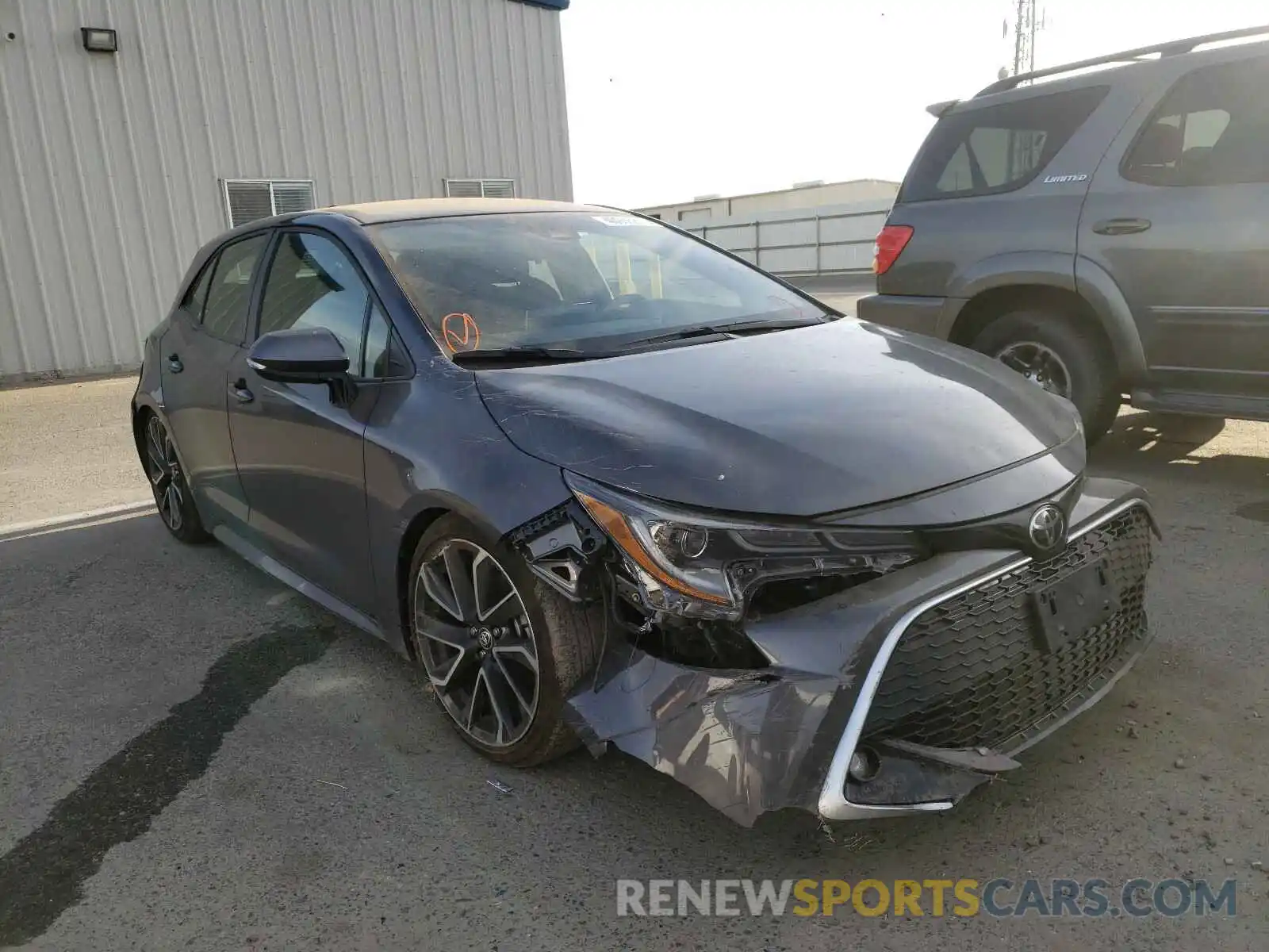 1 Photograph of a damaged car JTNC4MBE6M3110746 TOYOTA COROLLA 2021