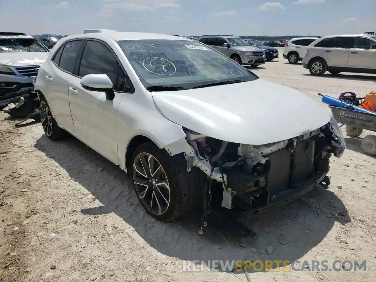 1 Photograph of a damaged car JTNC4MBE7M3112859 TOYOTA COROLLA 2021