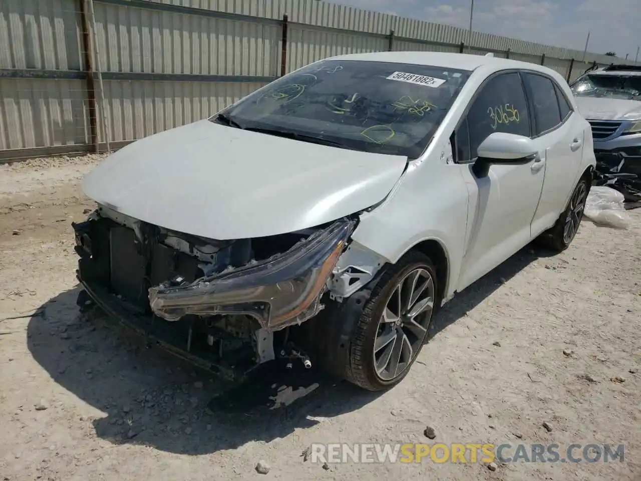 2 Photograph of a damaged car JTNC4MBE7M3112859 TOYOTA COROLLA 2021