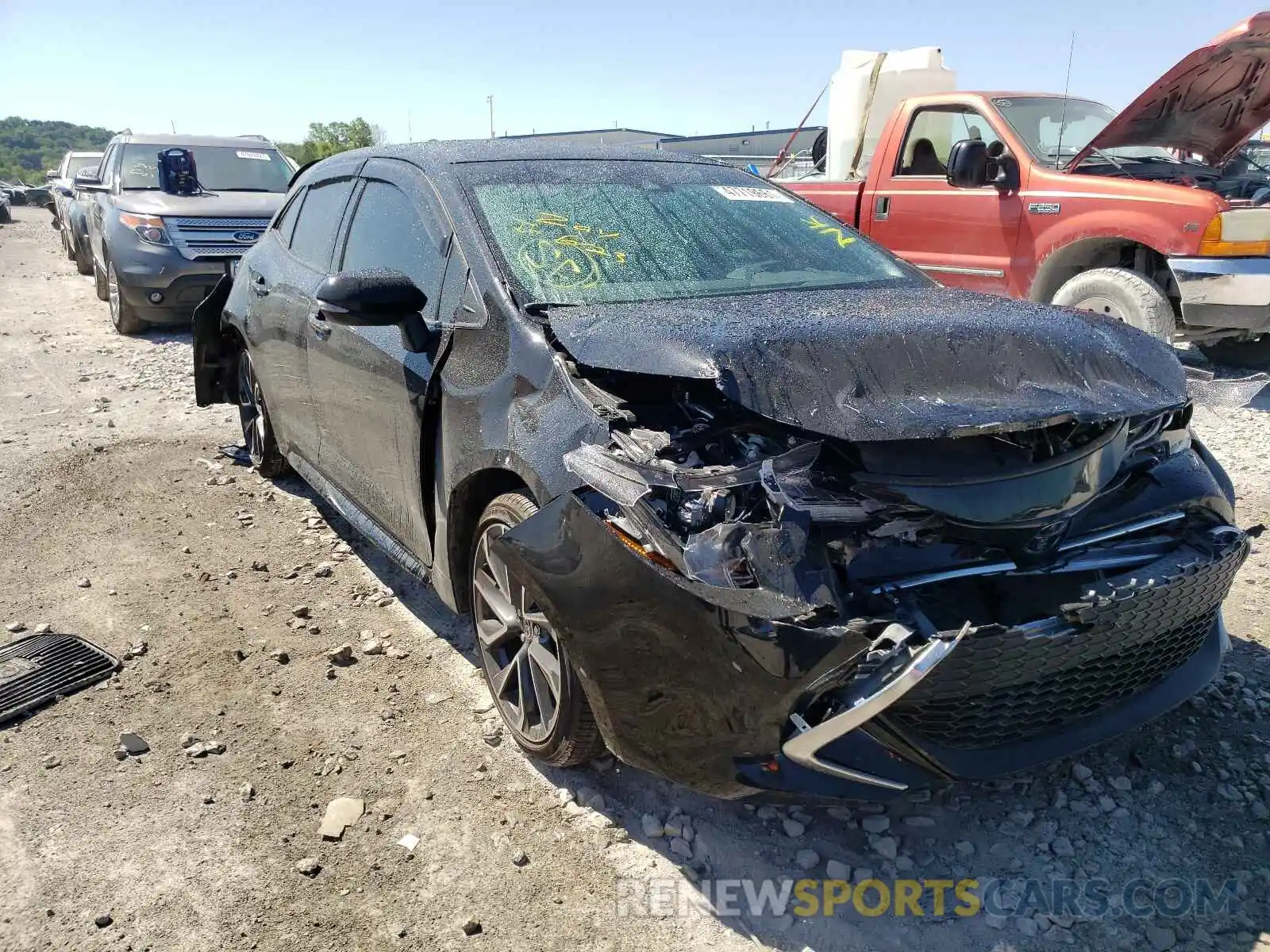 1 Photograph of a damaged car JTNC4MBE7M3113381 TOYOTA COROLLA 2021