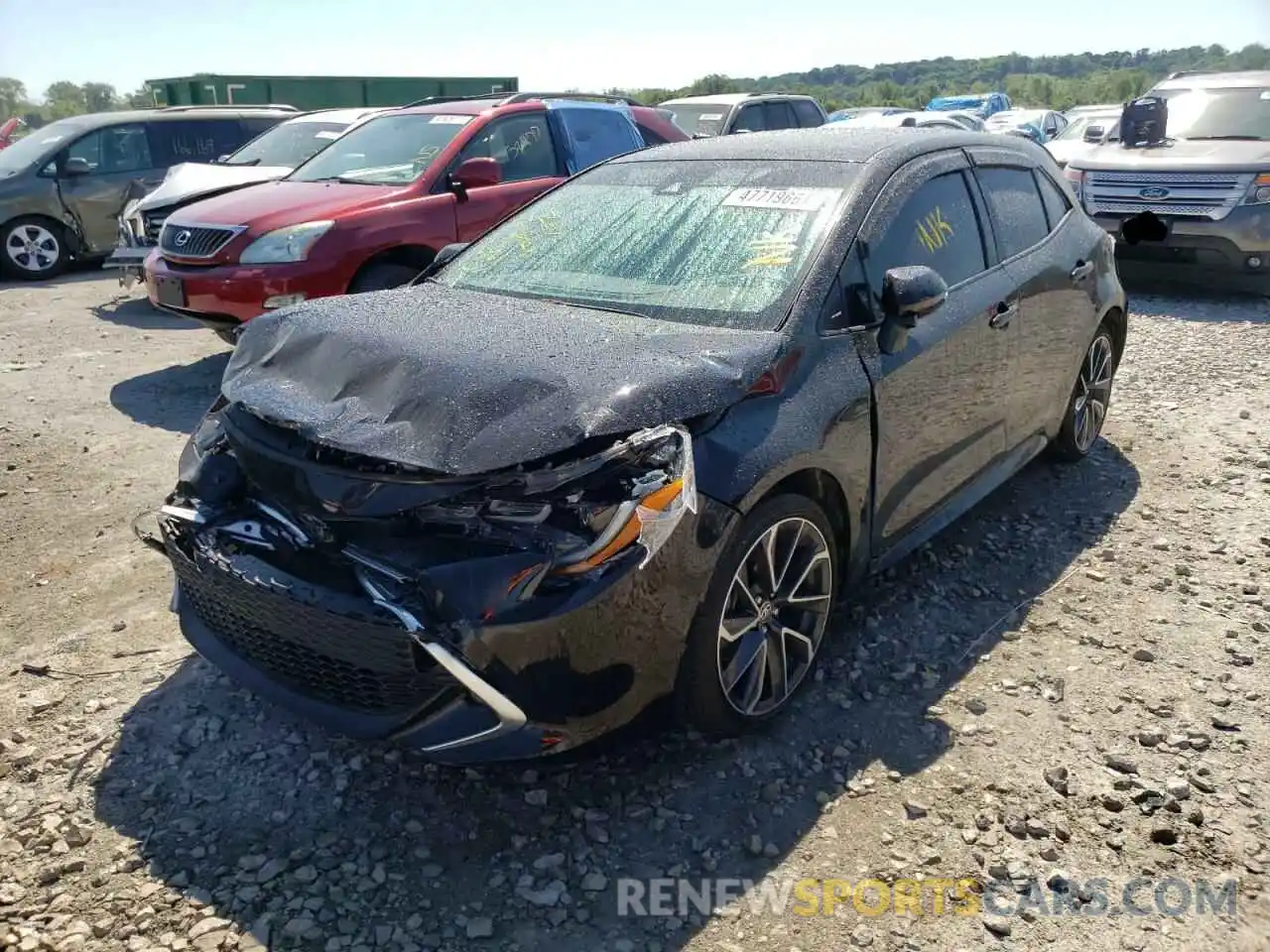 2 Photograph of a damaged car JTNC4MBE7M3113381 TOYOTA COROLLA 2021