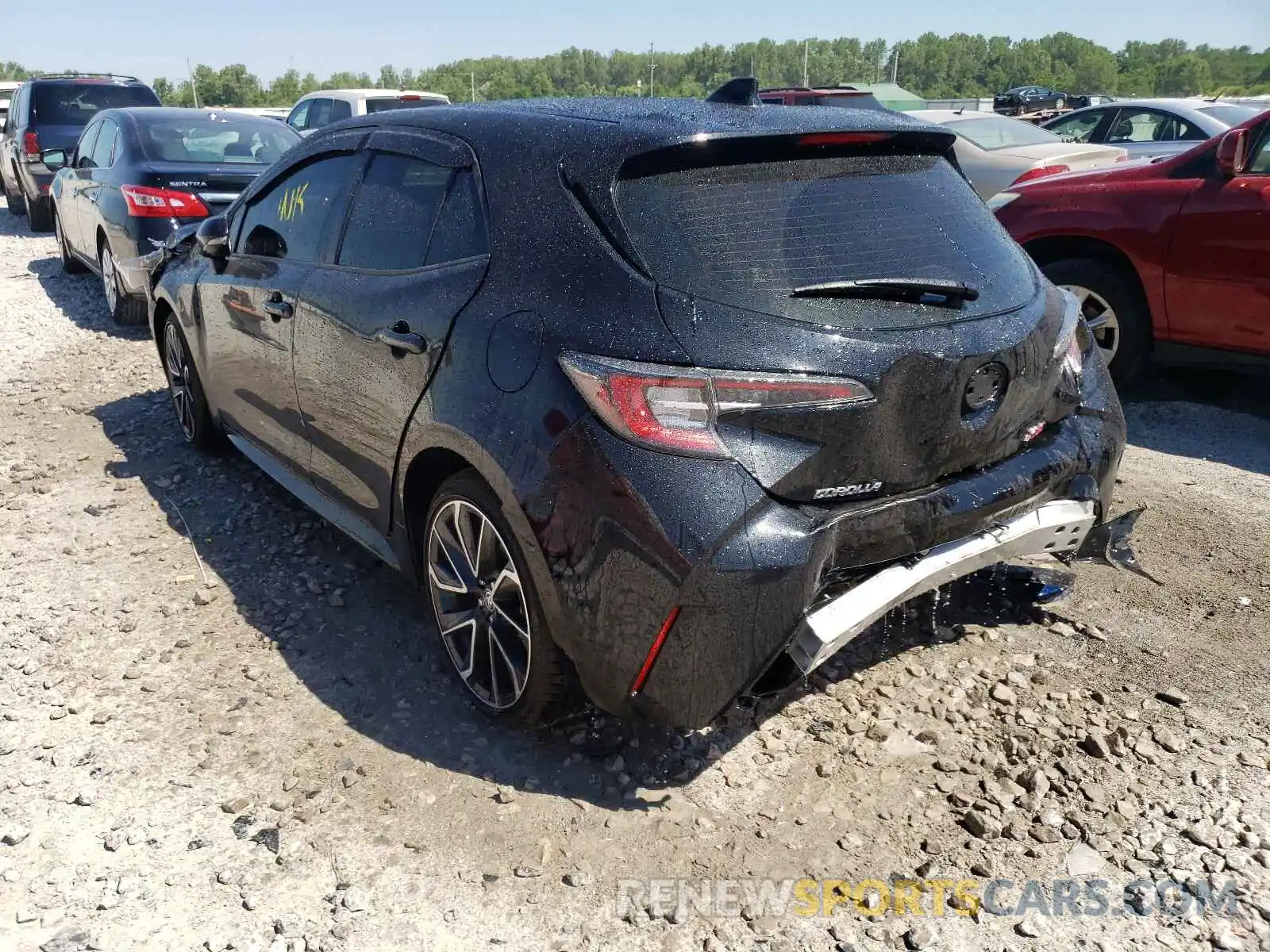 3 Photograph of a damaged car JTNC4MBE7M3113381 TOYOTA COROLLA 2021