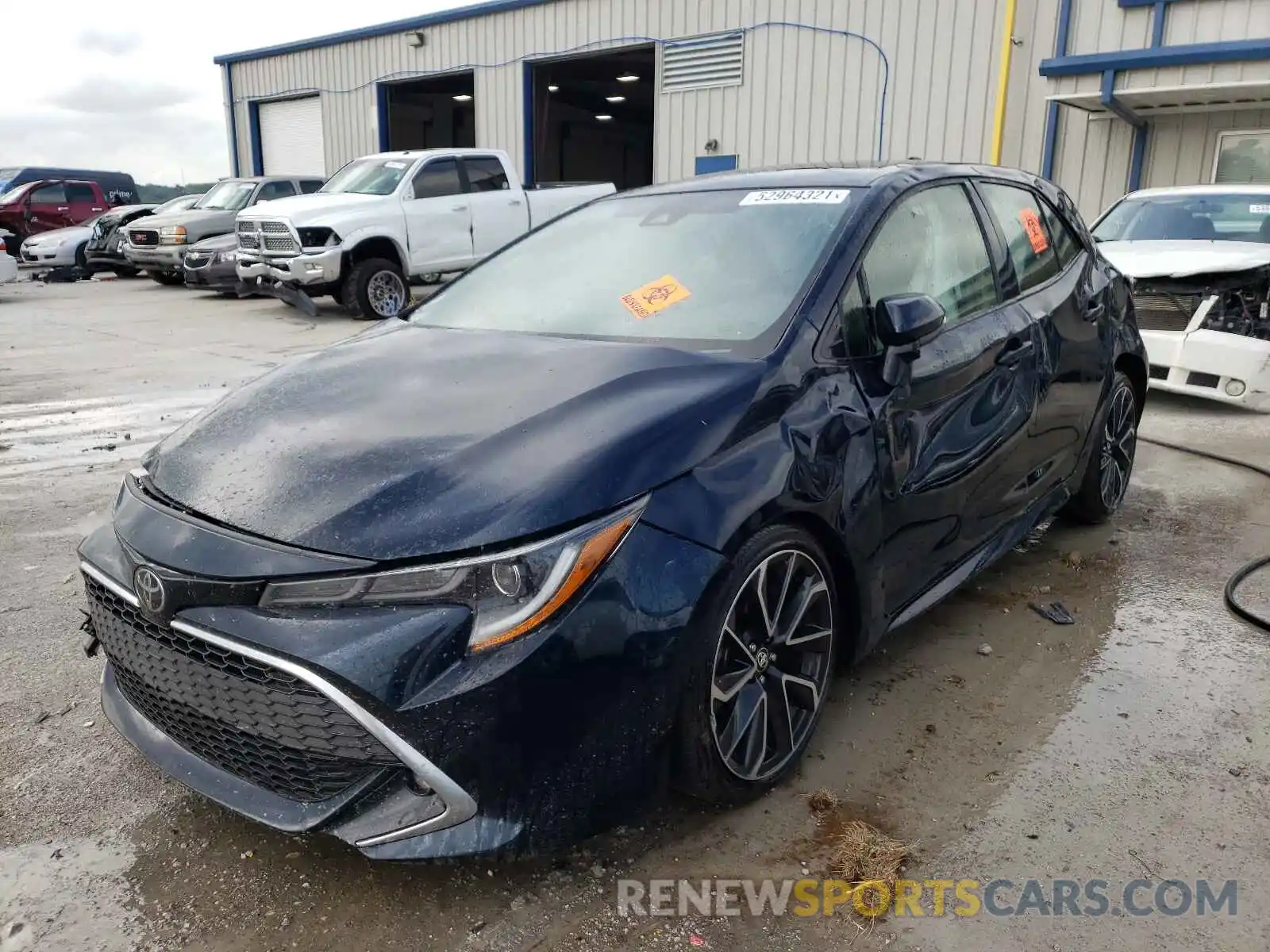 2 Photograph of a damaged car JTNC4MBE7M3114644 TOYOTA COROLLA 2021