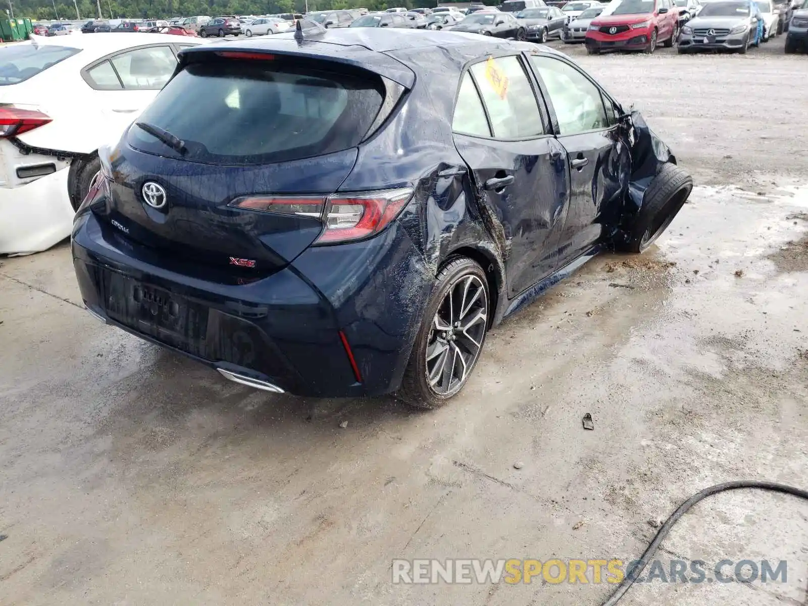 4 Photograph of a damaged car JTNC4MBE7M3114644 TOYOTA COROLLA 2021