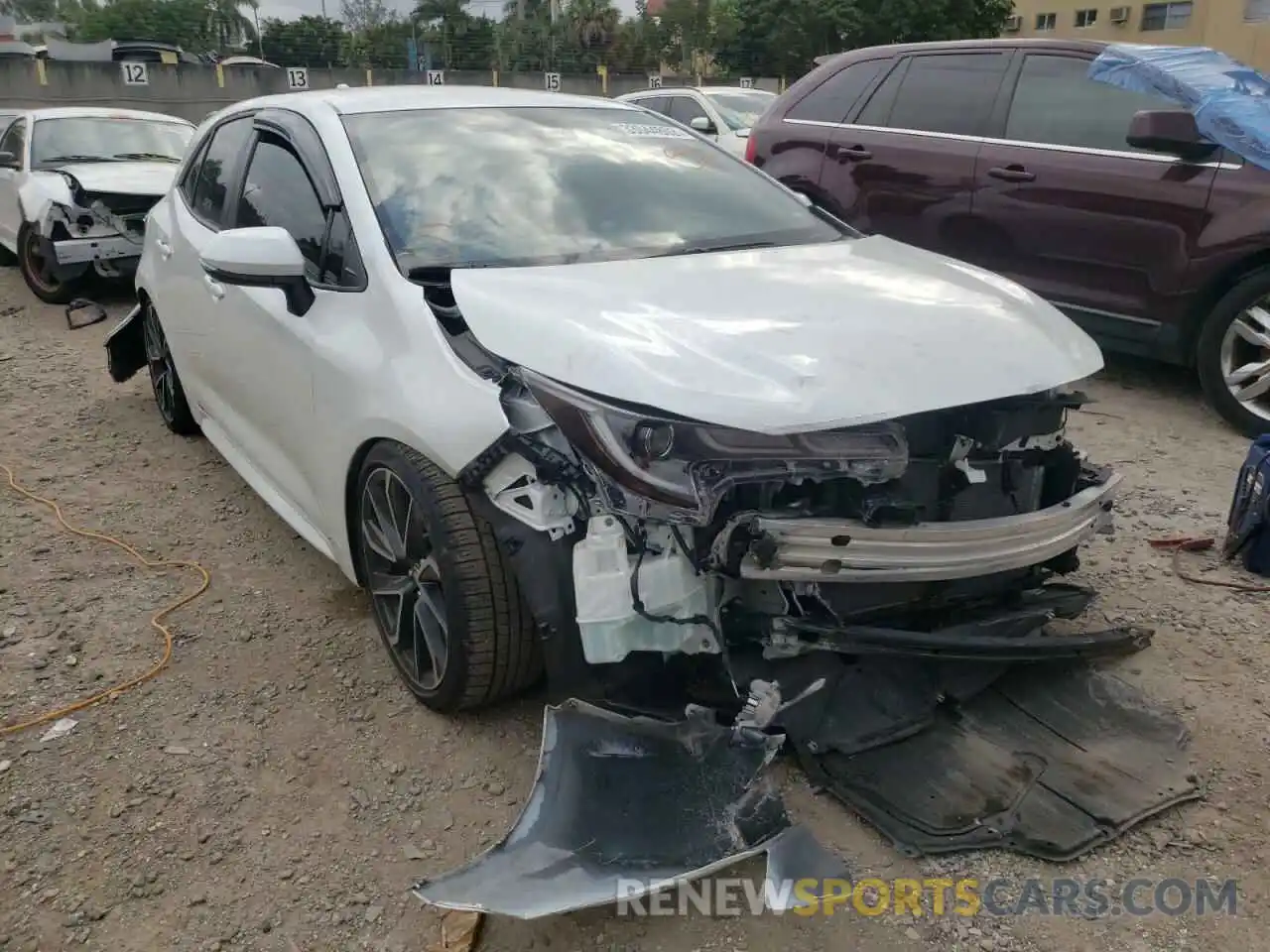 1 Photograph of a damaged car JTNC4MBE7M3123036 TOYOTA COROLLA 2021