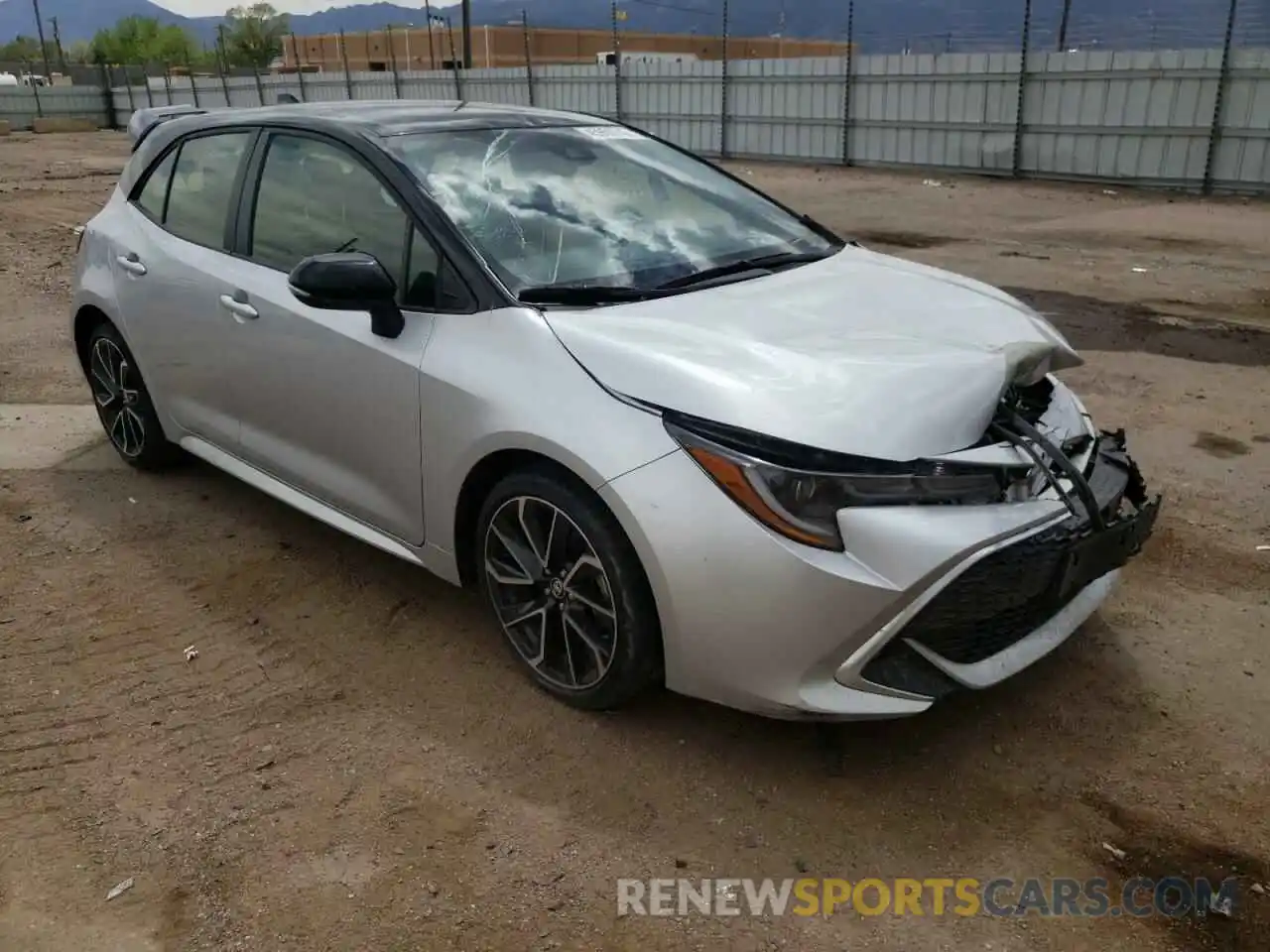 1 Photograph of a damaged car JTNC4MBE7M3133579 TOYOTA COROLLA 2021