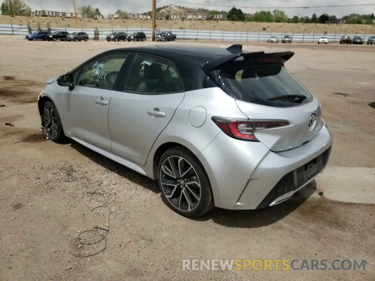 3 Photograph of a damaged car JTNC4MBE7M3133579 TOYOTA COROLLA 2021