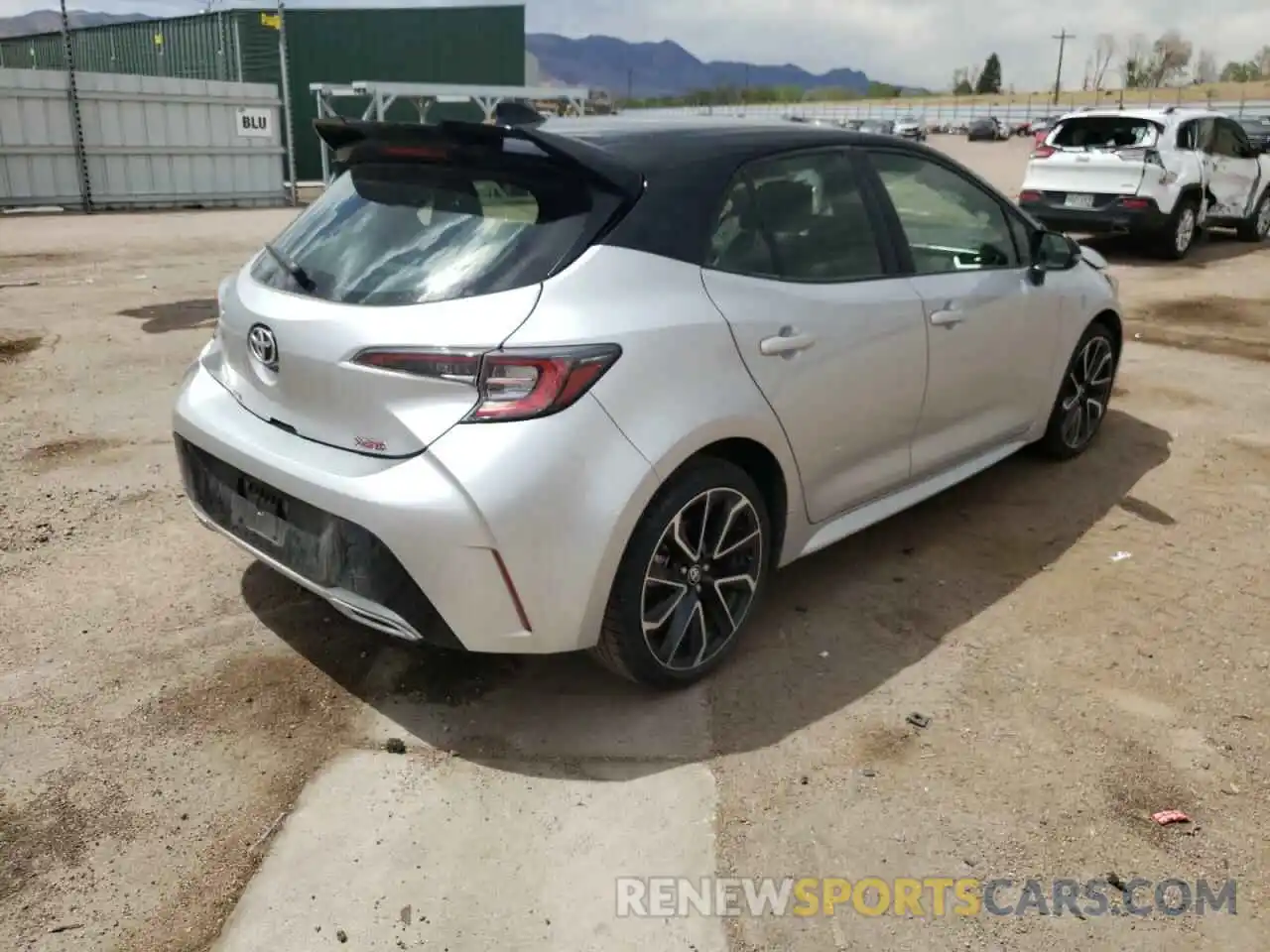 4 Photograph of a damaged car JTNC4MBE7M3133579 TOYOTA COROLLA 2021