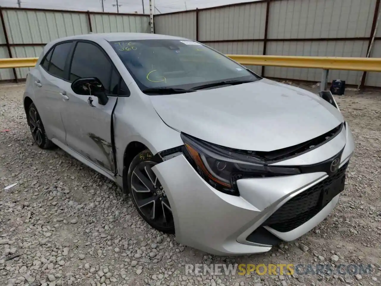 1 Photograph of a damaged car JTNC4MBE7M3145604 TOYOTA COROLLA 2021