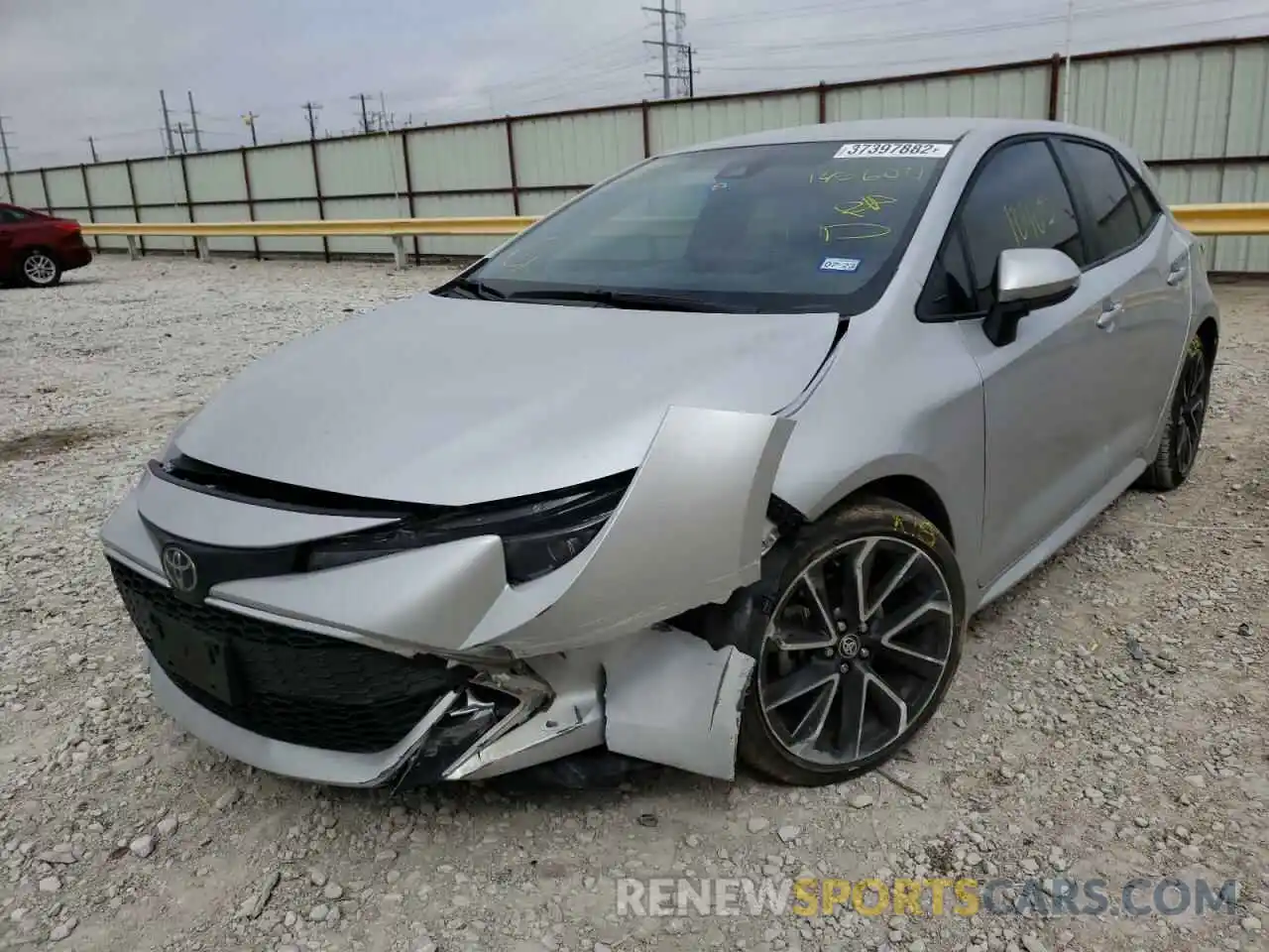 2 Photograph of a damaged car JTNC4MBE7M3145604 TOYOTA COROLLA 2021