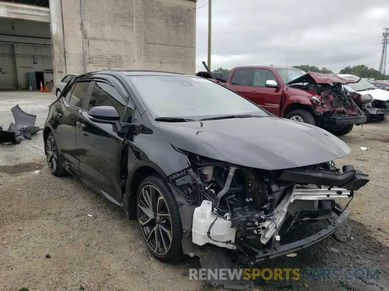 1 Photograph of a damaged car JTNC4MBE8M3122400 TOYOTA COROLLA 2021