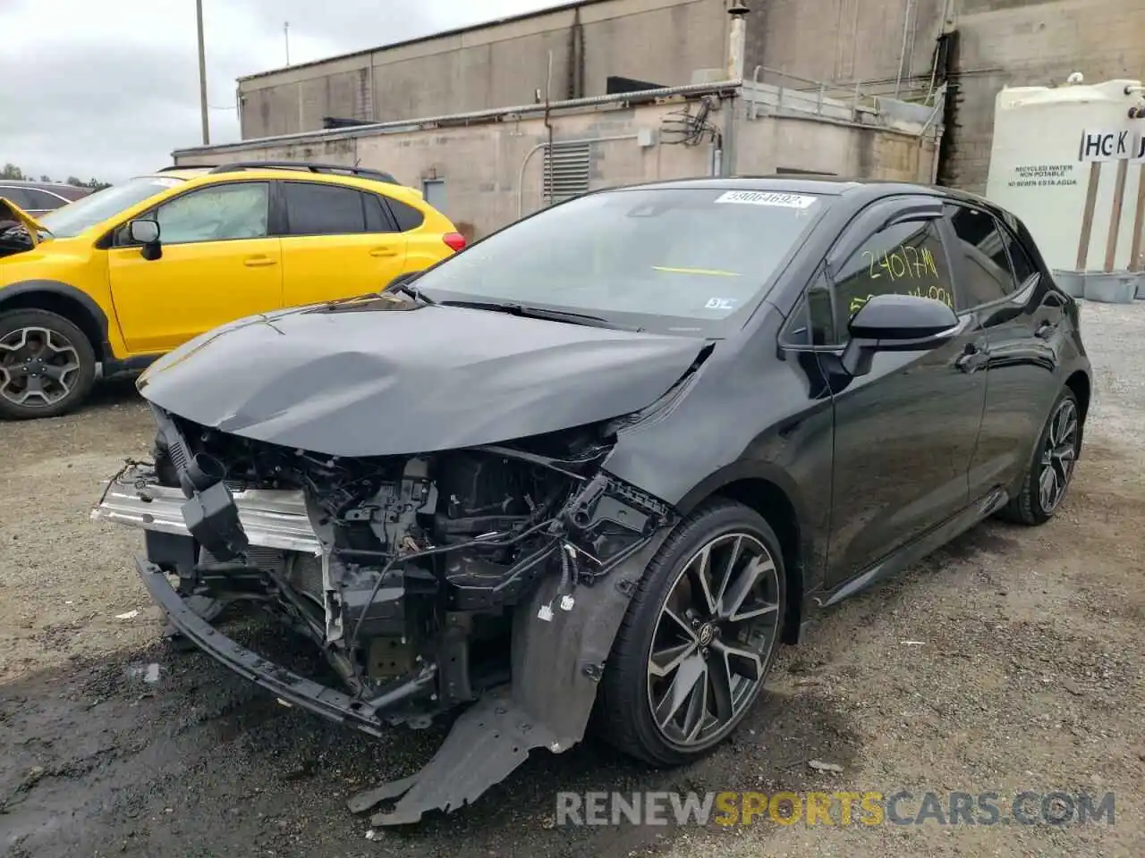 2 Photograph of a damaged car JTNC4MBE8M3122400 TOYOTA COROLLA 2021