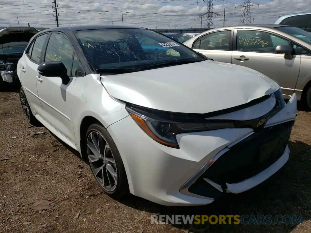 1 Photograph of a damaged car JTNC4MBE8M3122462 TOYOTA COROLLA 2021