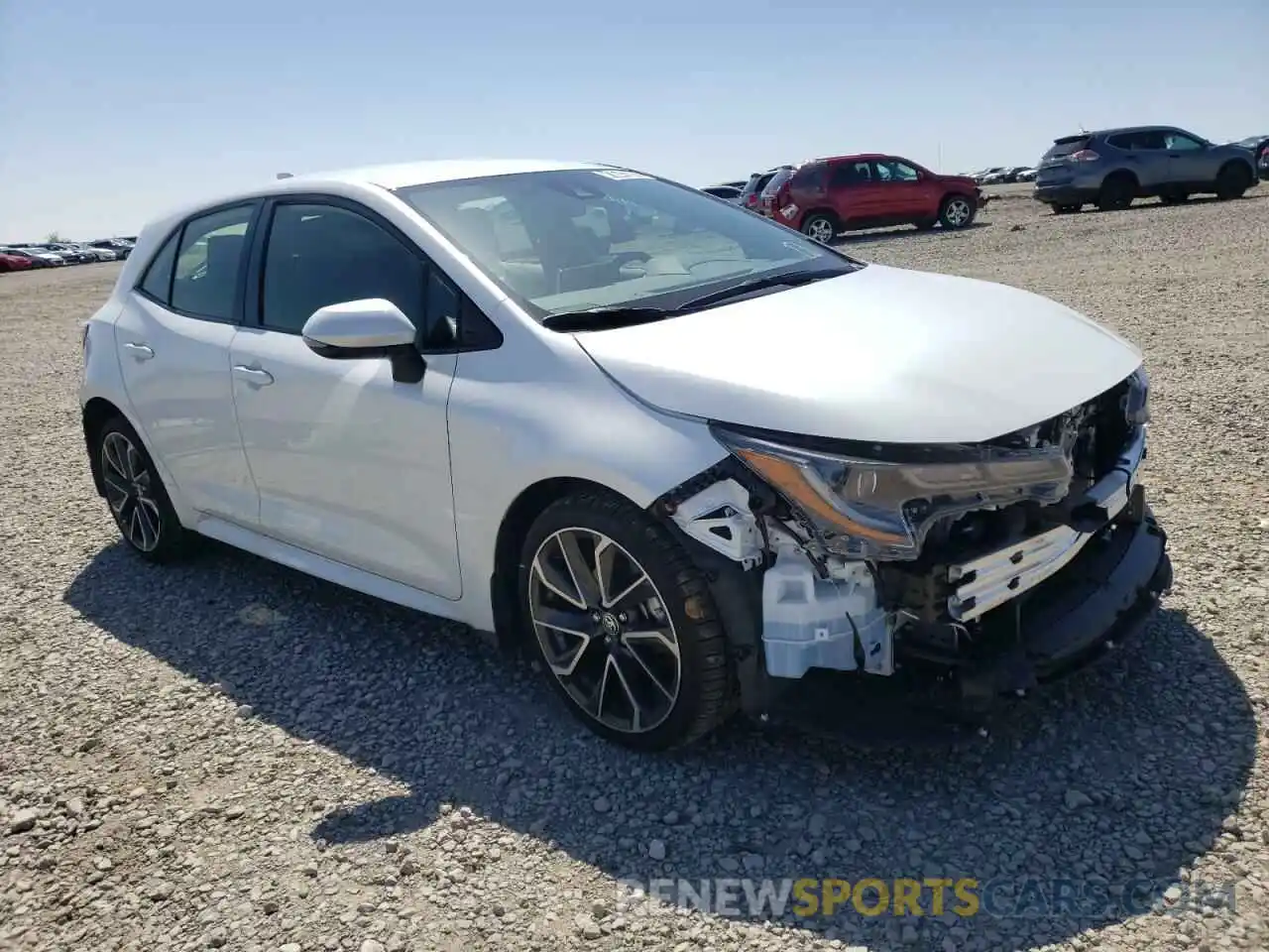 1 Photograph of a damaged car JTNC4MBE8M3141741 TOYOTA COROLLA 2021