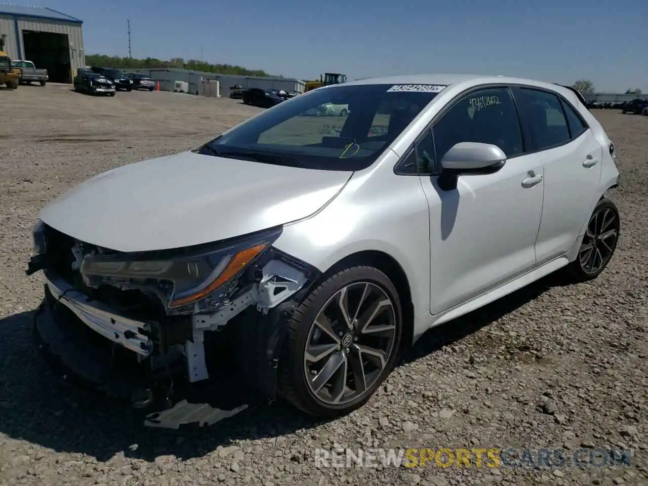 2 Photograph of a damaged car JTNC4MBE8M3141741 TOYOTA COROLLA 2021