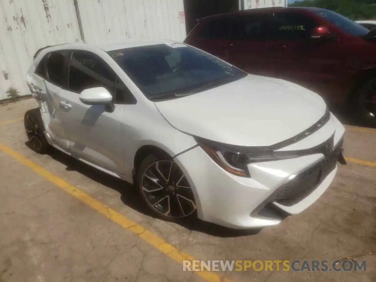 1 Photograph of a damaged car JTNC4MBE9M3106416 TOYOTA COROLLA 2021