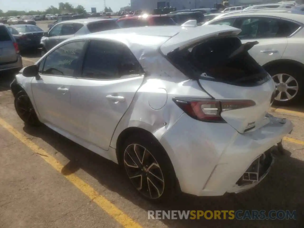 3 Photograph of a damaged car JTNC4MBE9M3106416 TOYOTA COROLLA 2021