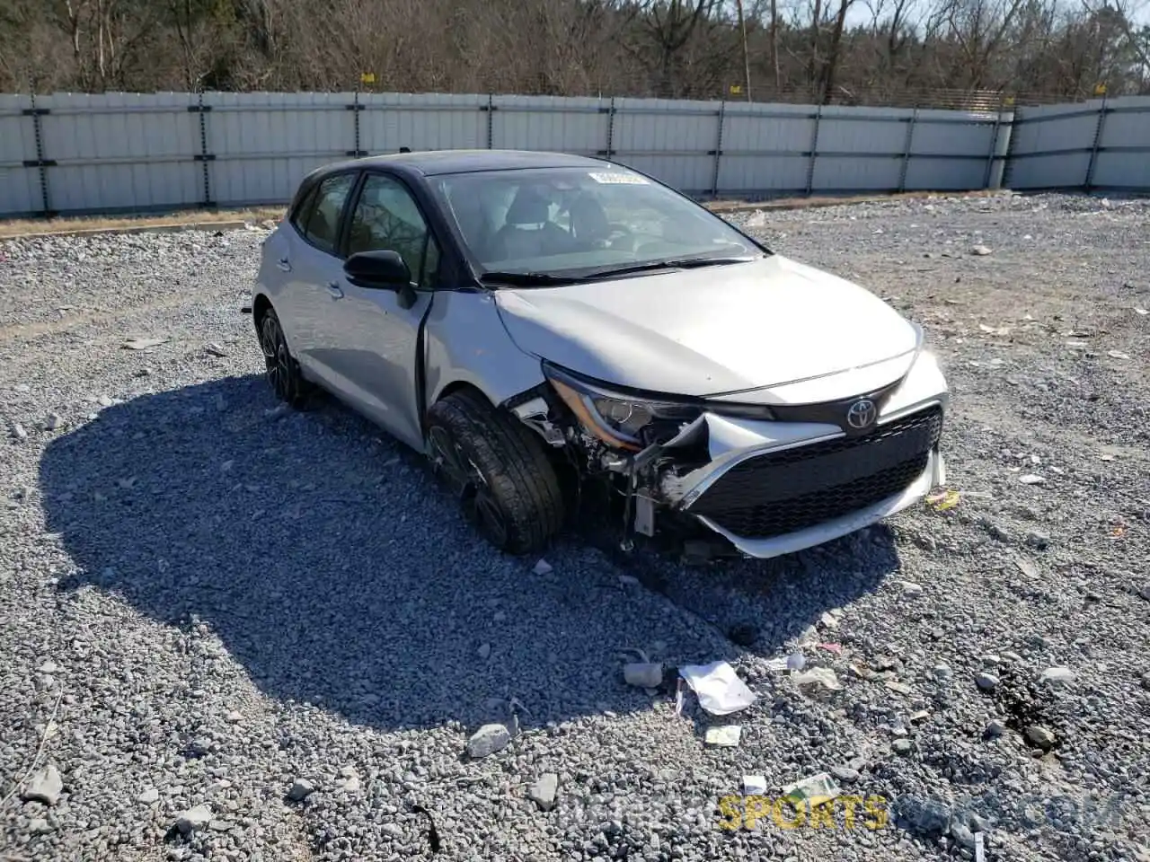 1 Photograph of a damaged car JTNC4MBEXM3112953 TOYOTA COROLLA 2021