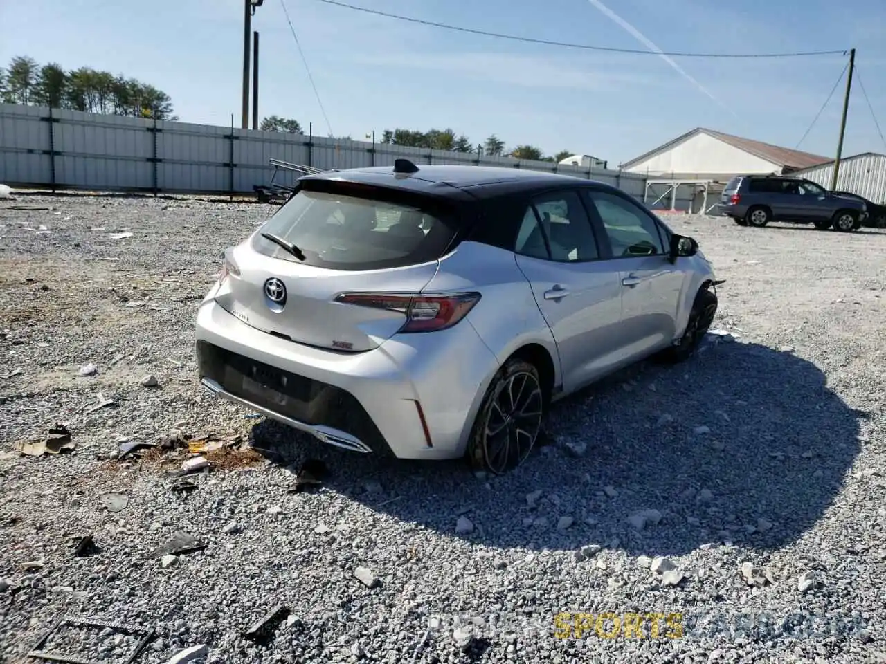 4 Photograph of a damaged car JTNC4MBEXM3112953 TOYOTA COROLLA 2021