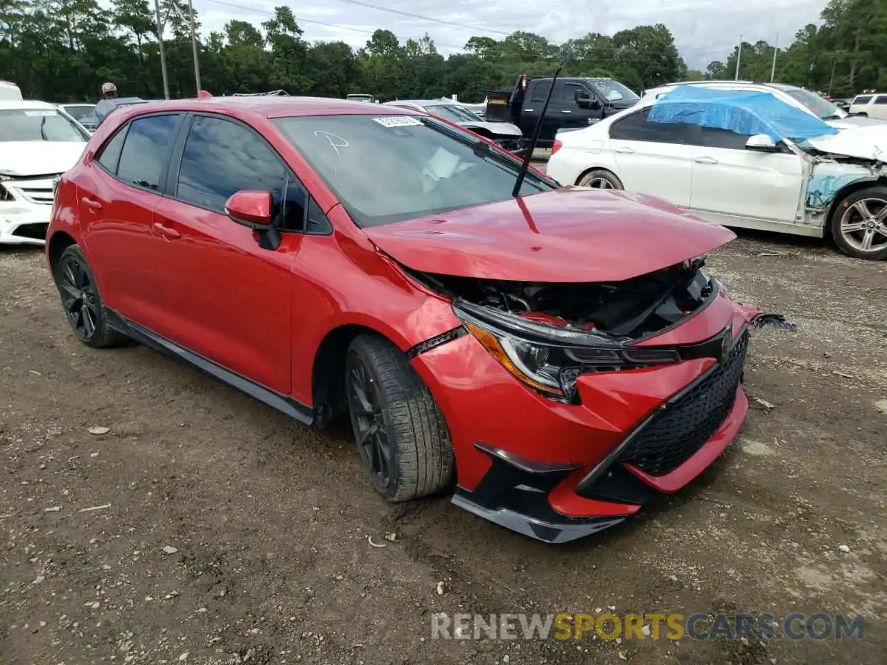 1 Photograph of a damaged car JTND4MBE0M3108334 TOYOTA COROLLA 2021