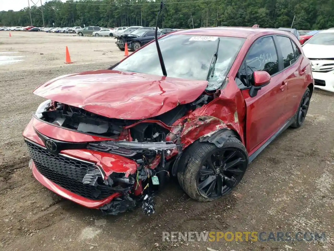 2 Photograph of a damaged car JTND4MBE0M3108334 TOYOTA COROLLA 2021