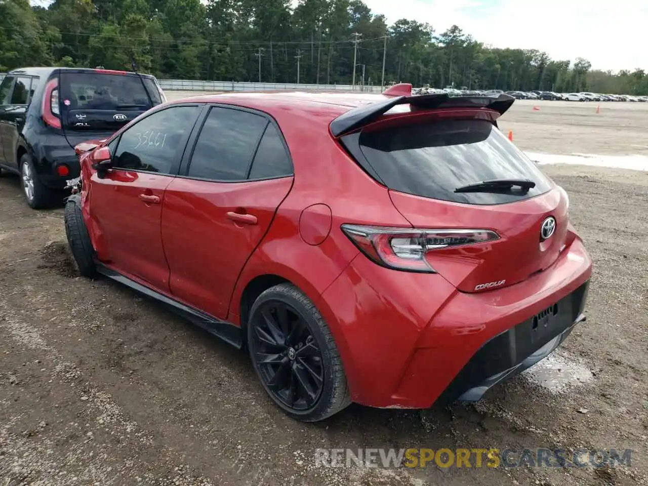 3 Photograph of a damaged car JTND4MBE0M3108334 TOYOTA COROLLA 2021