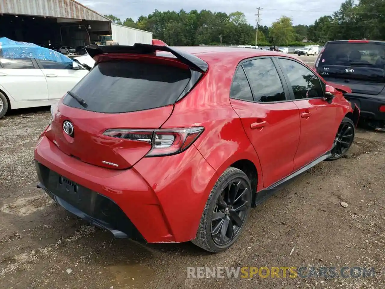 4 Photograph of a damaged car JTND4MBE0M3108334 TOYOTA COROLLA 2021