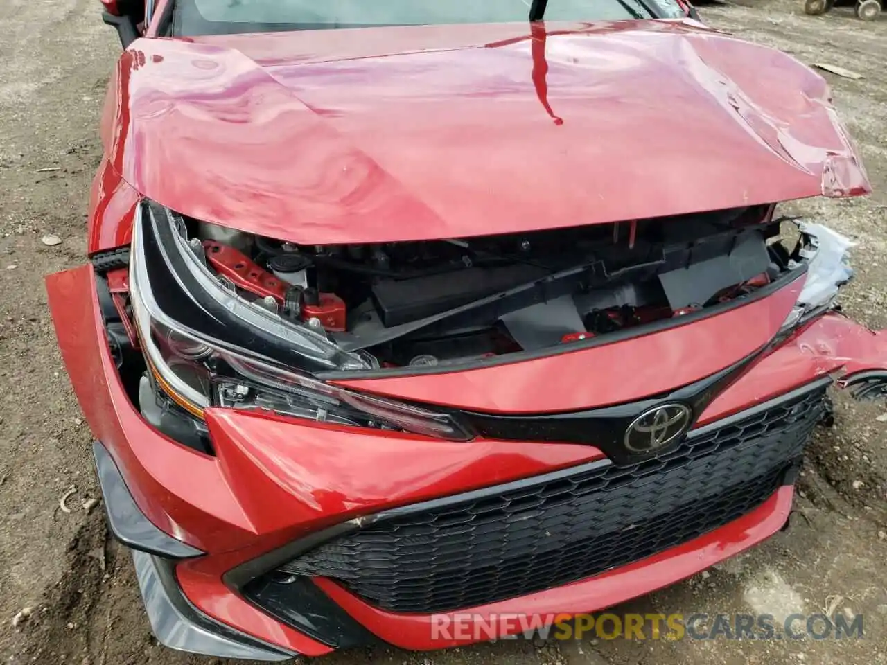 9 Photograph of a damaged car JTND4MBE0M3108334 TOYOTA COROLLA 2021