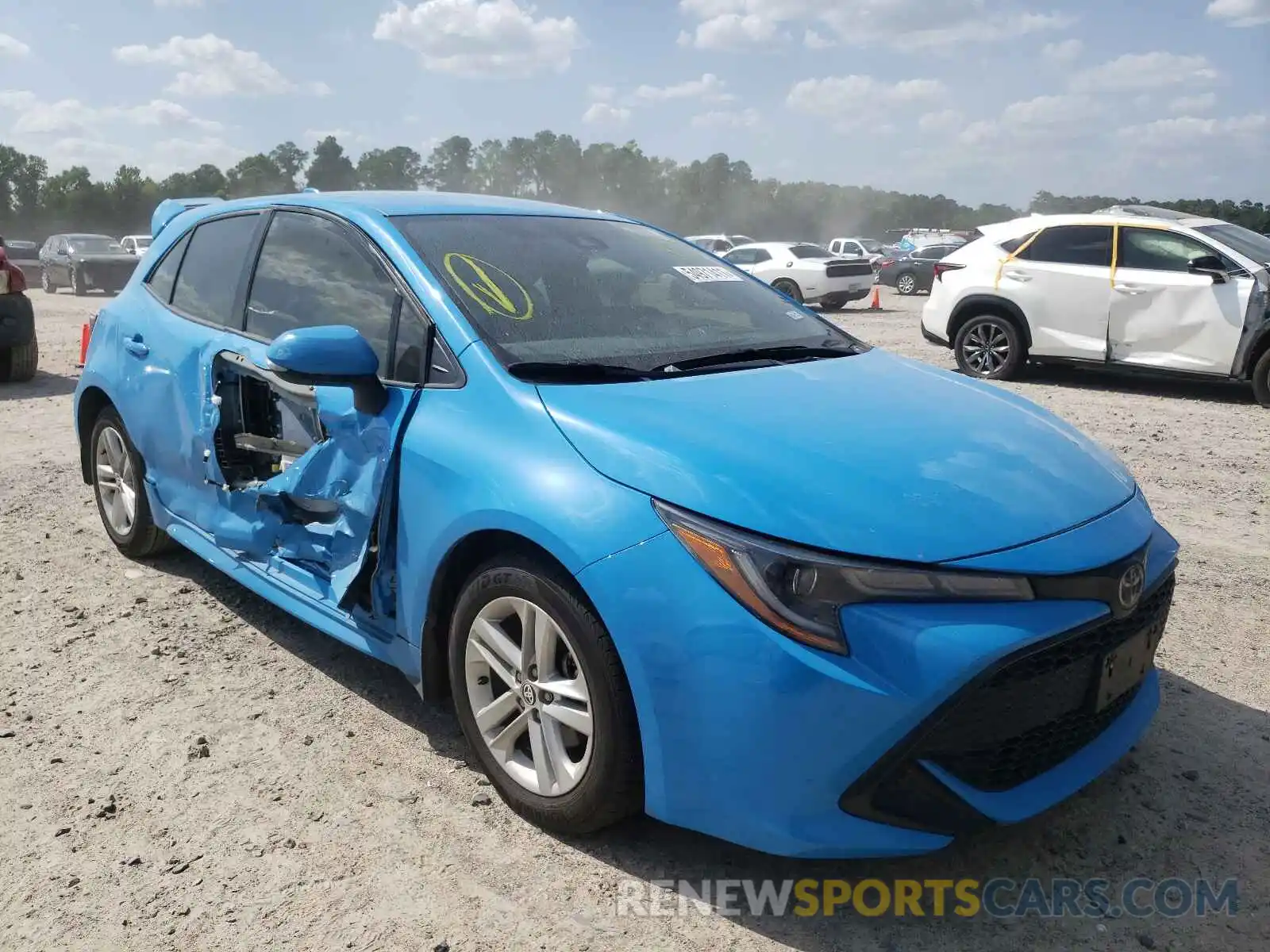 1 Photograph of a damaged car JTND4MBE0M3108463 TOYOTA COROLLA 2021