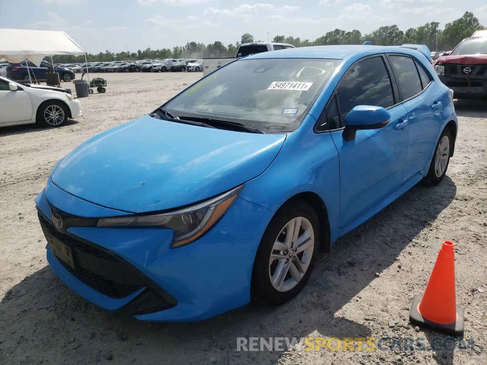 2 Photograph of a damaged car JTND4MBE0M3108463 TOYOTA COROLLA 2021