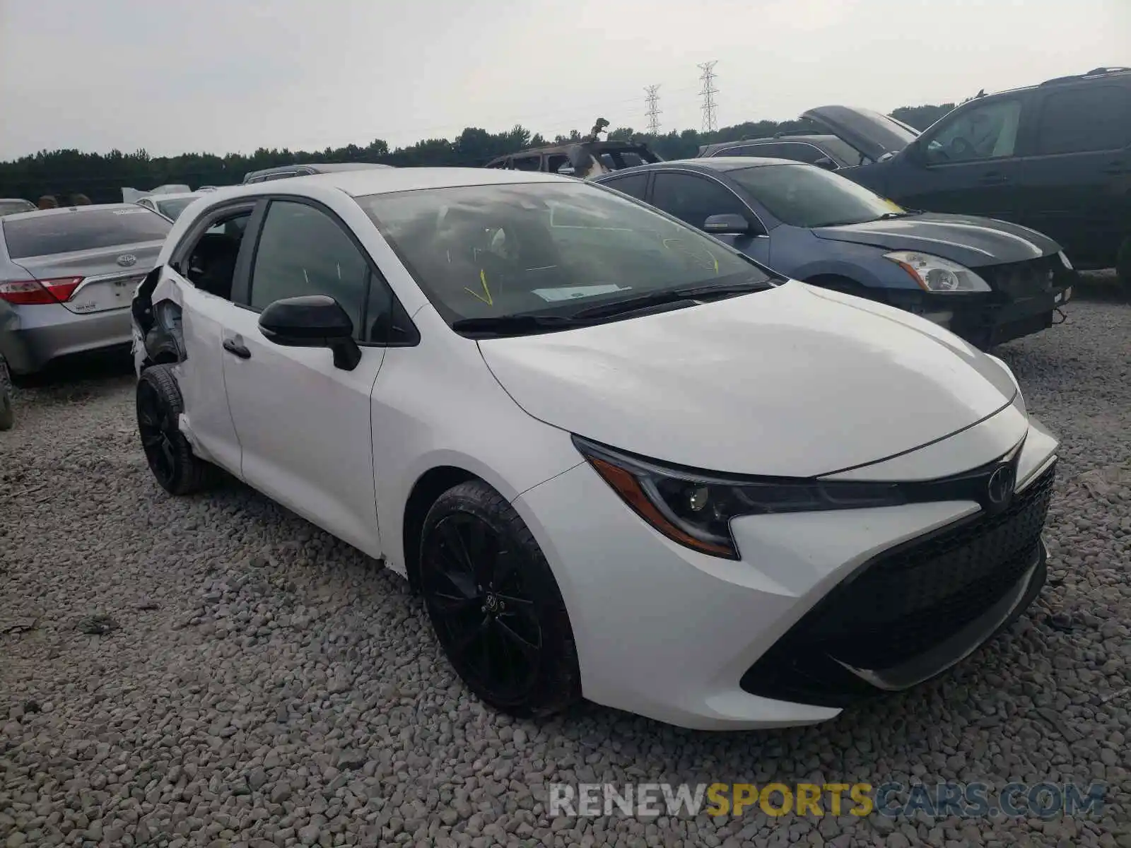 1 Photograph of a damaged car JTND4MBE0M3113503 TOYOTA COROLLA 2021